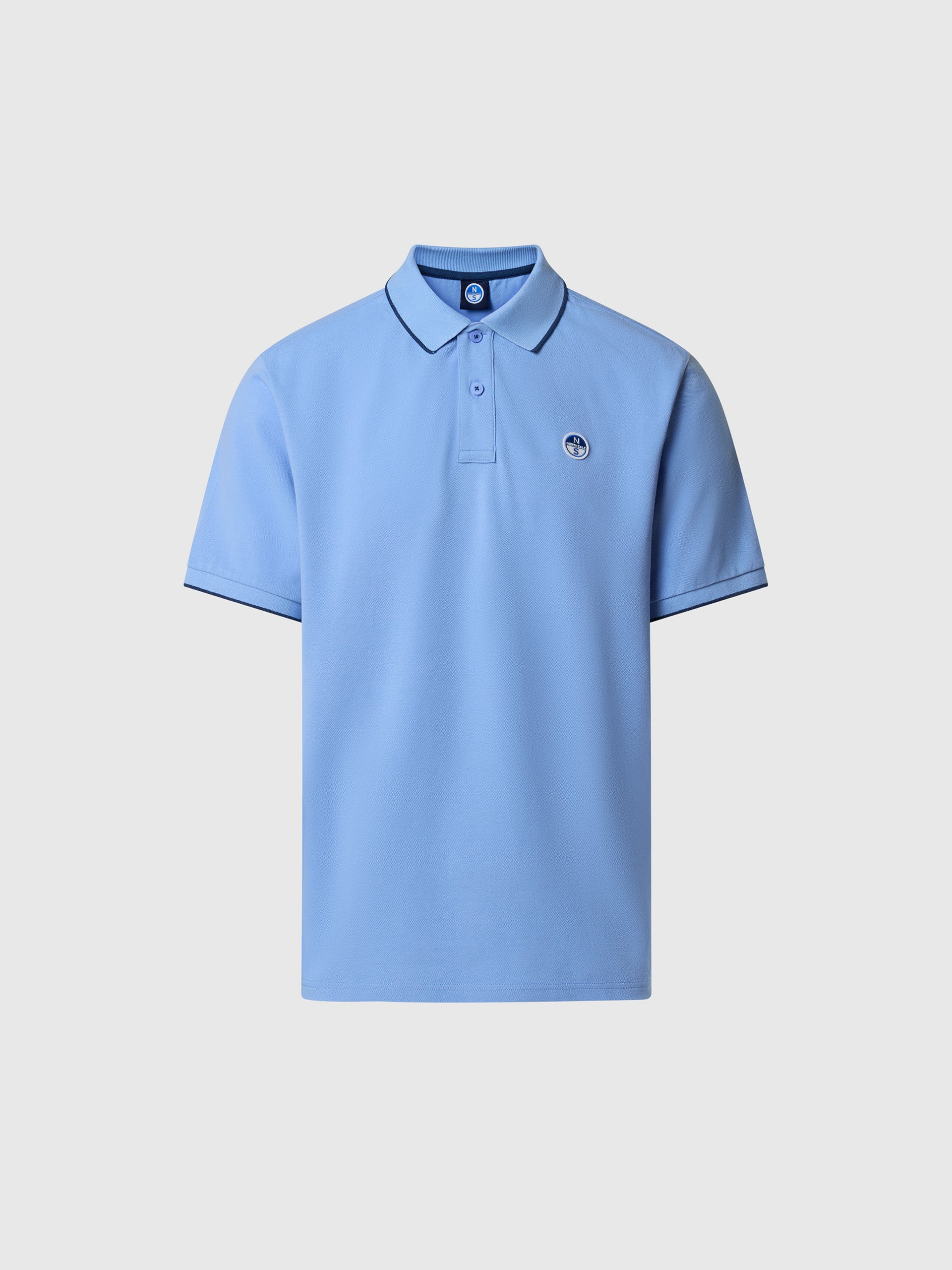 Polo shirt with contrast edges - Image 24