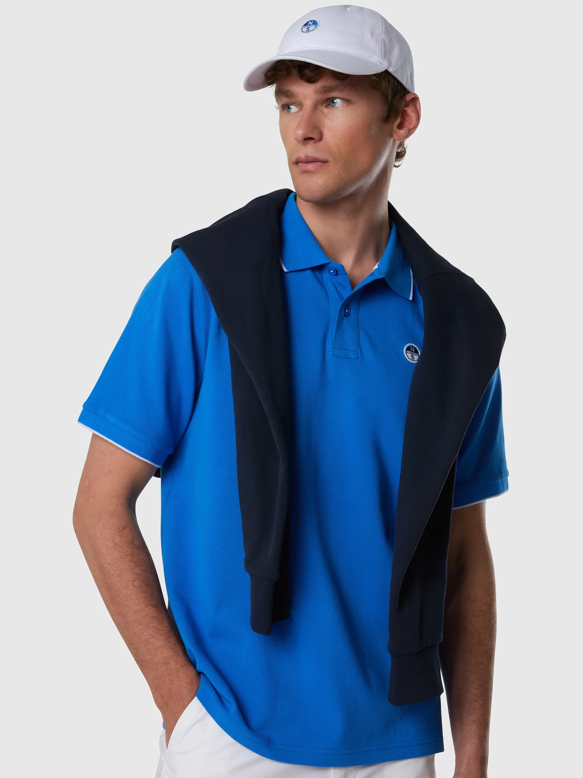 Polo shirt with contrast edges - Image 37