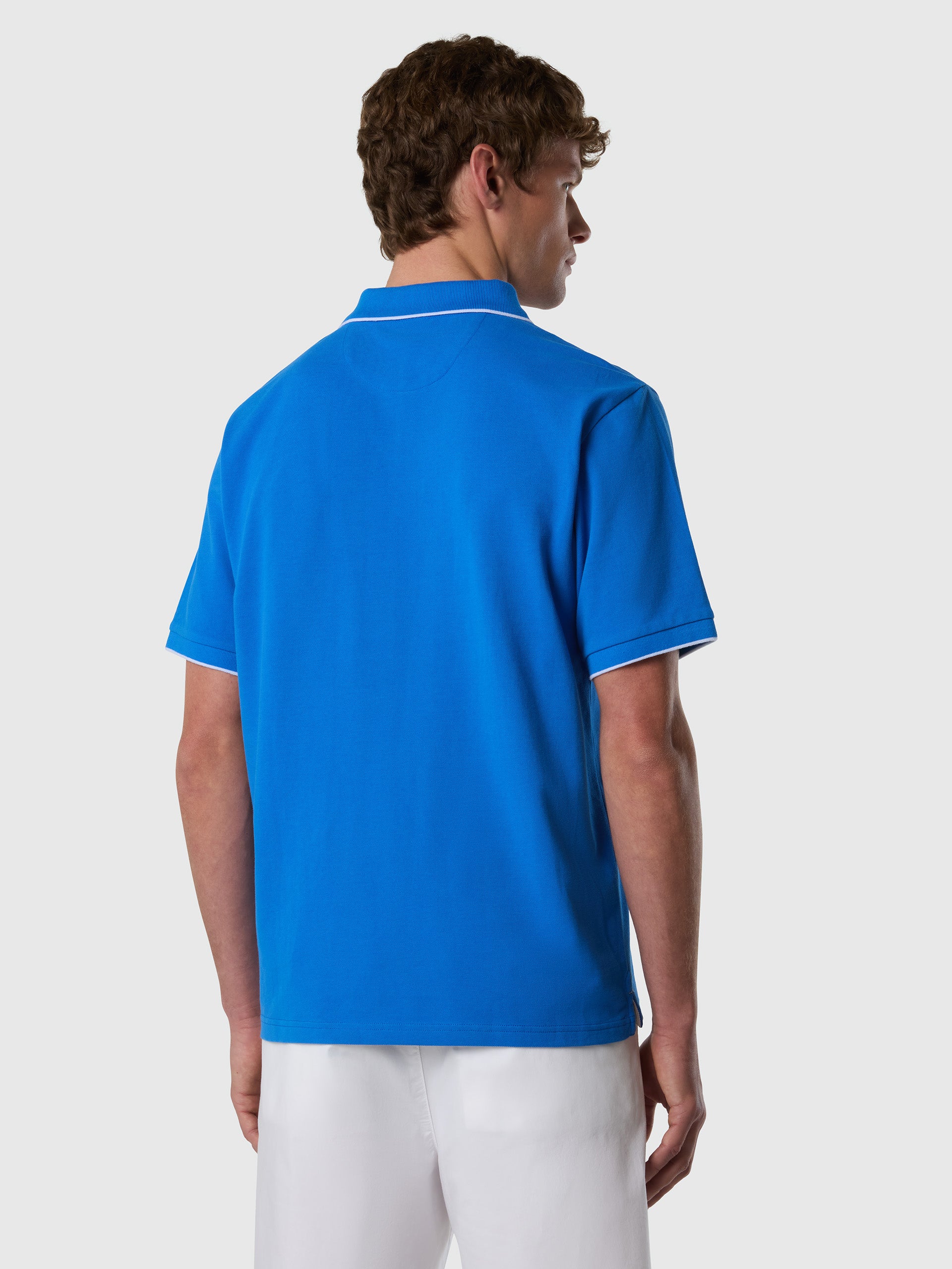 Polo shirt with contrast edges - Image 39