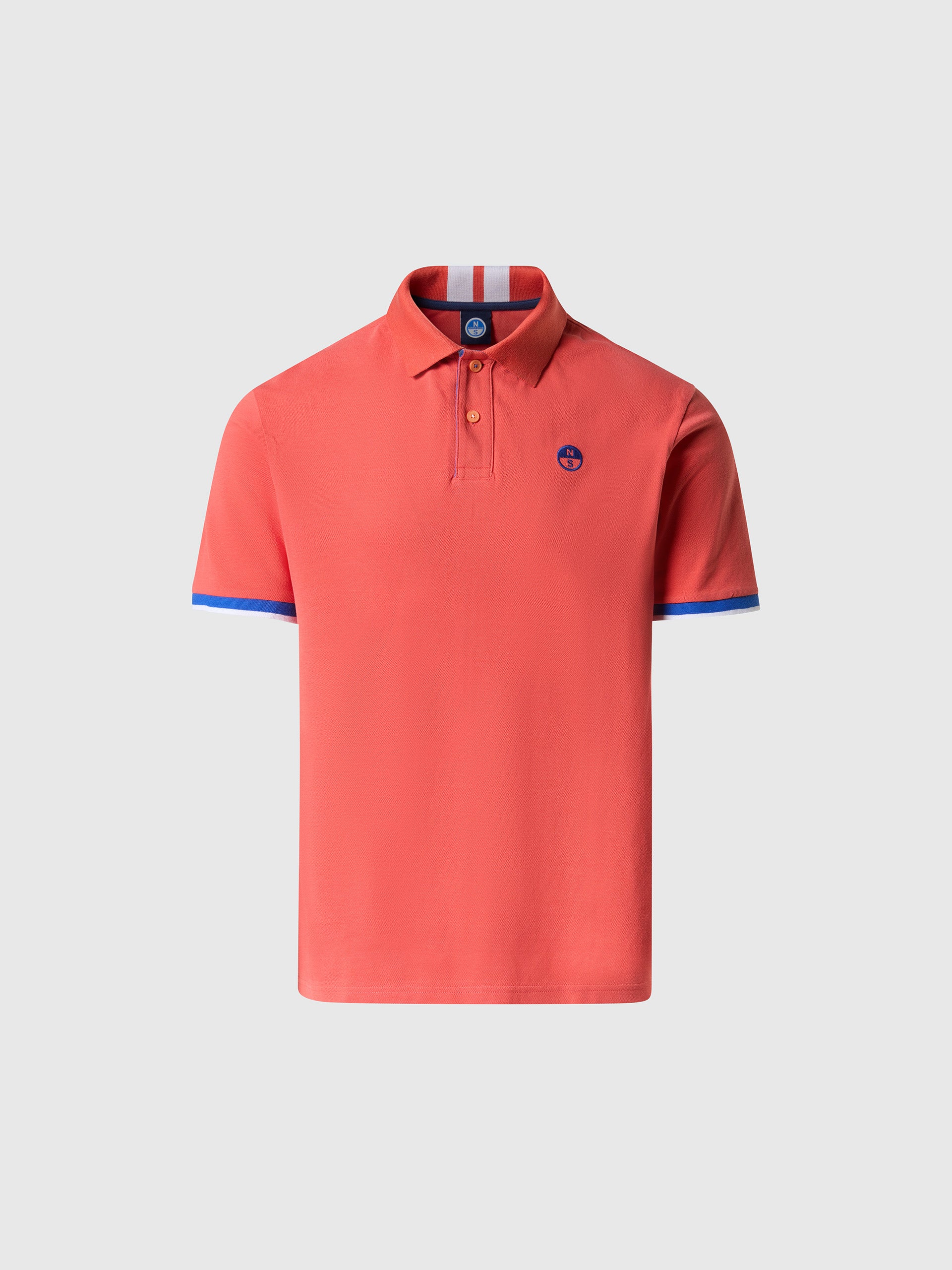 Polo shirt with striped placket - Image 10