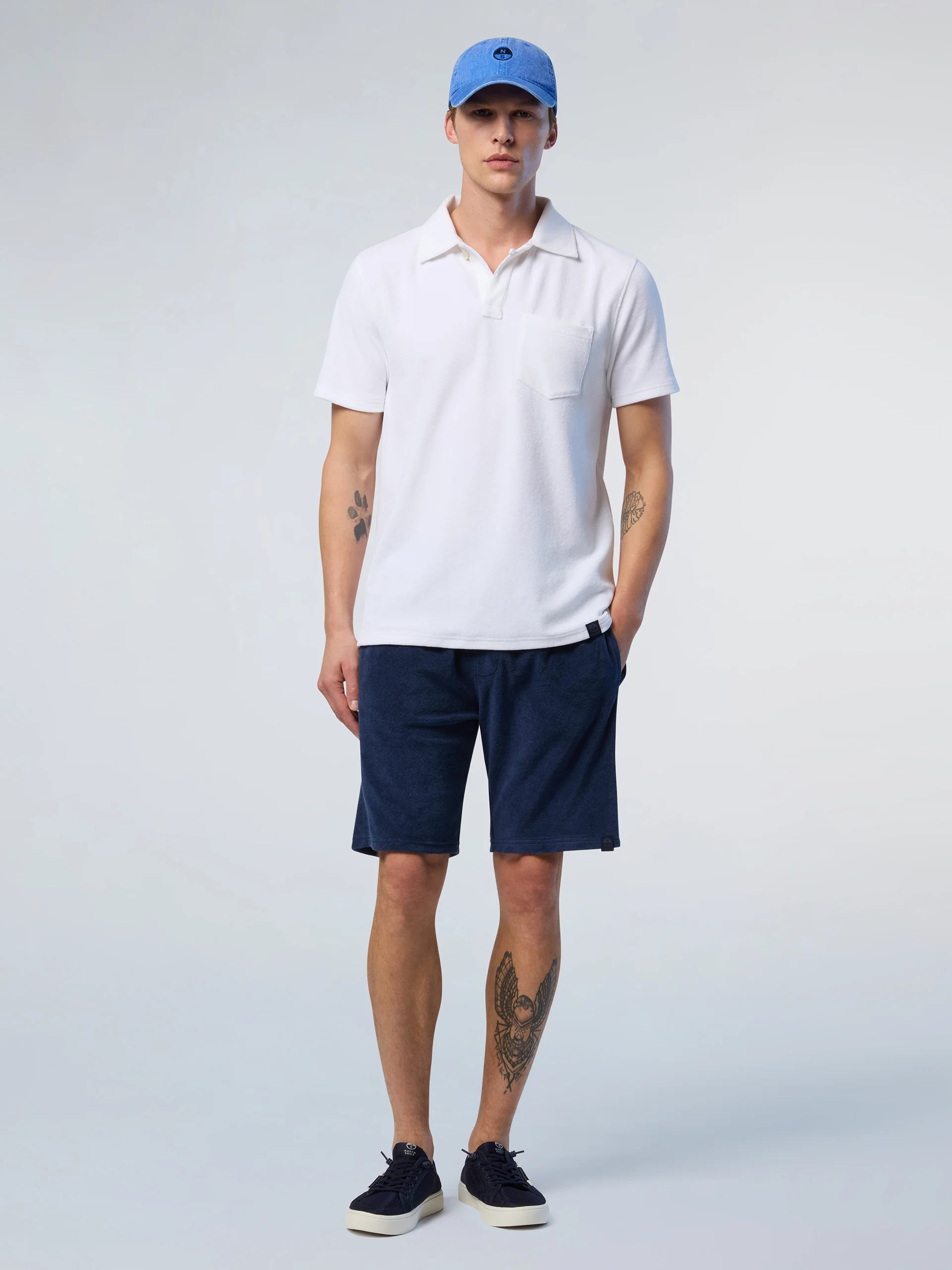 Terry toweling polo shirt - Image 5