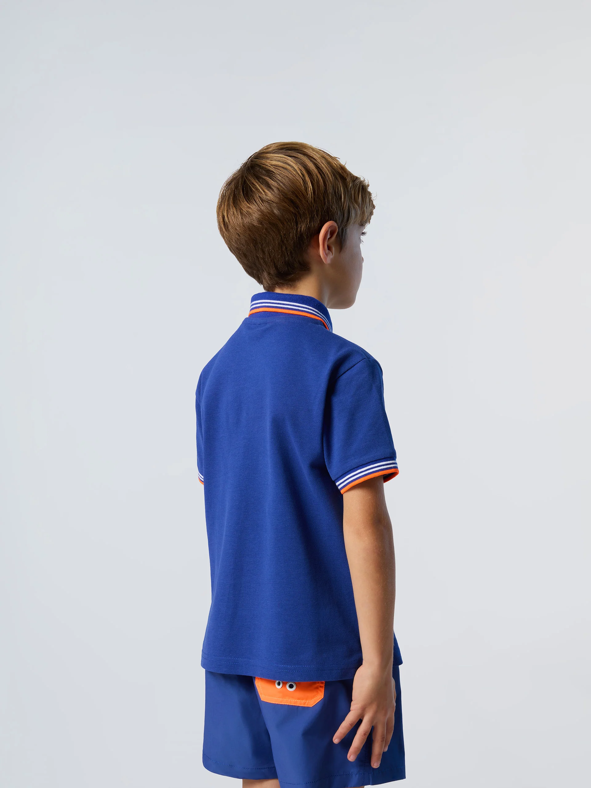 Polo shirt with striped trims - Image 21