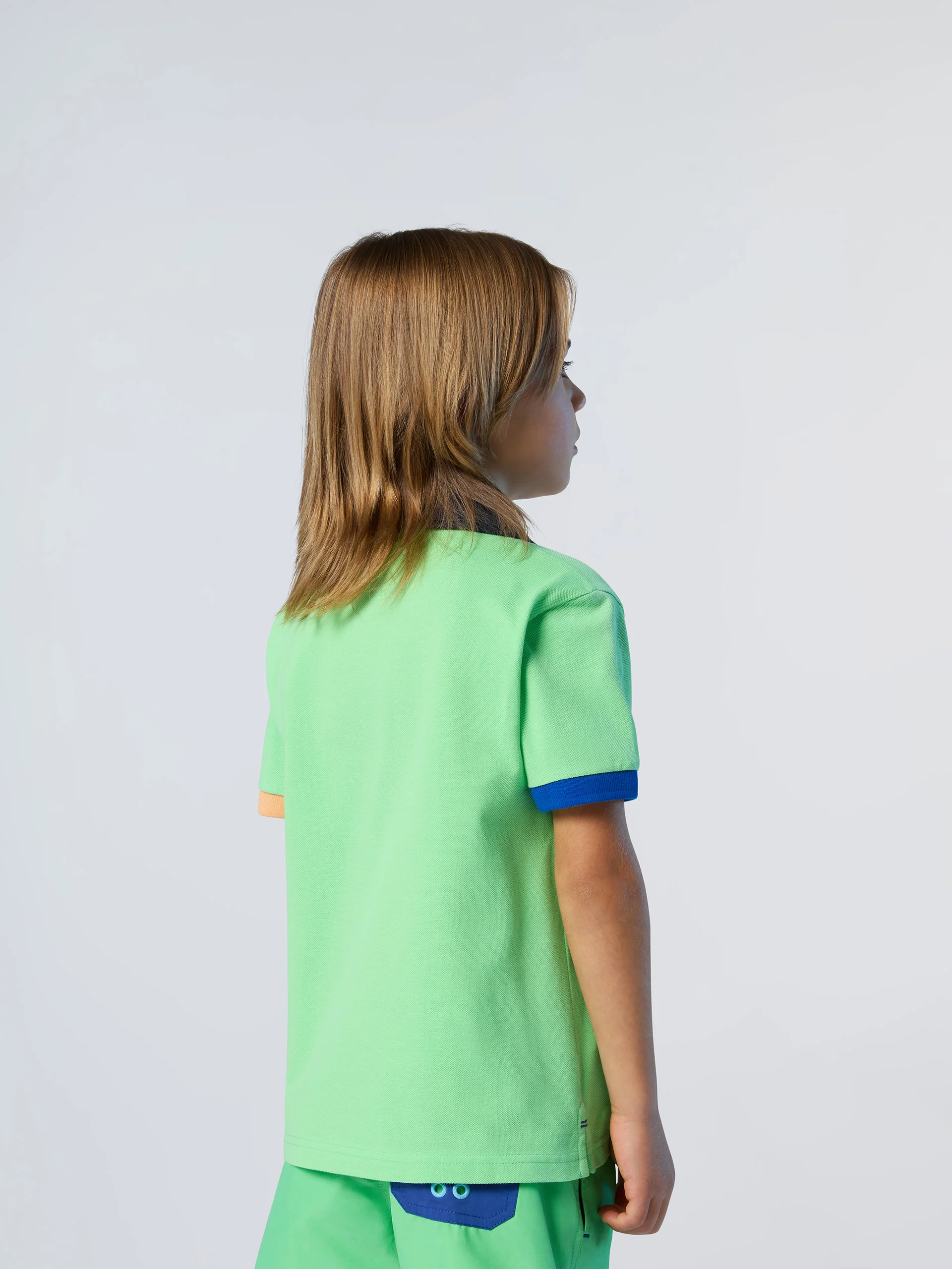 Polo shirt with colorful trims - Image 17
