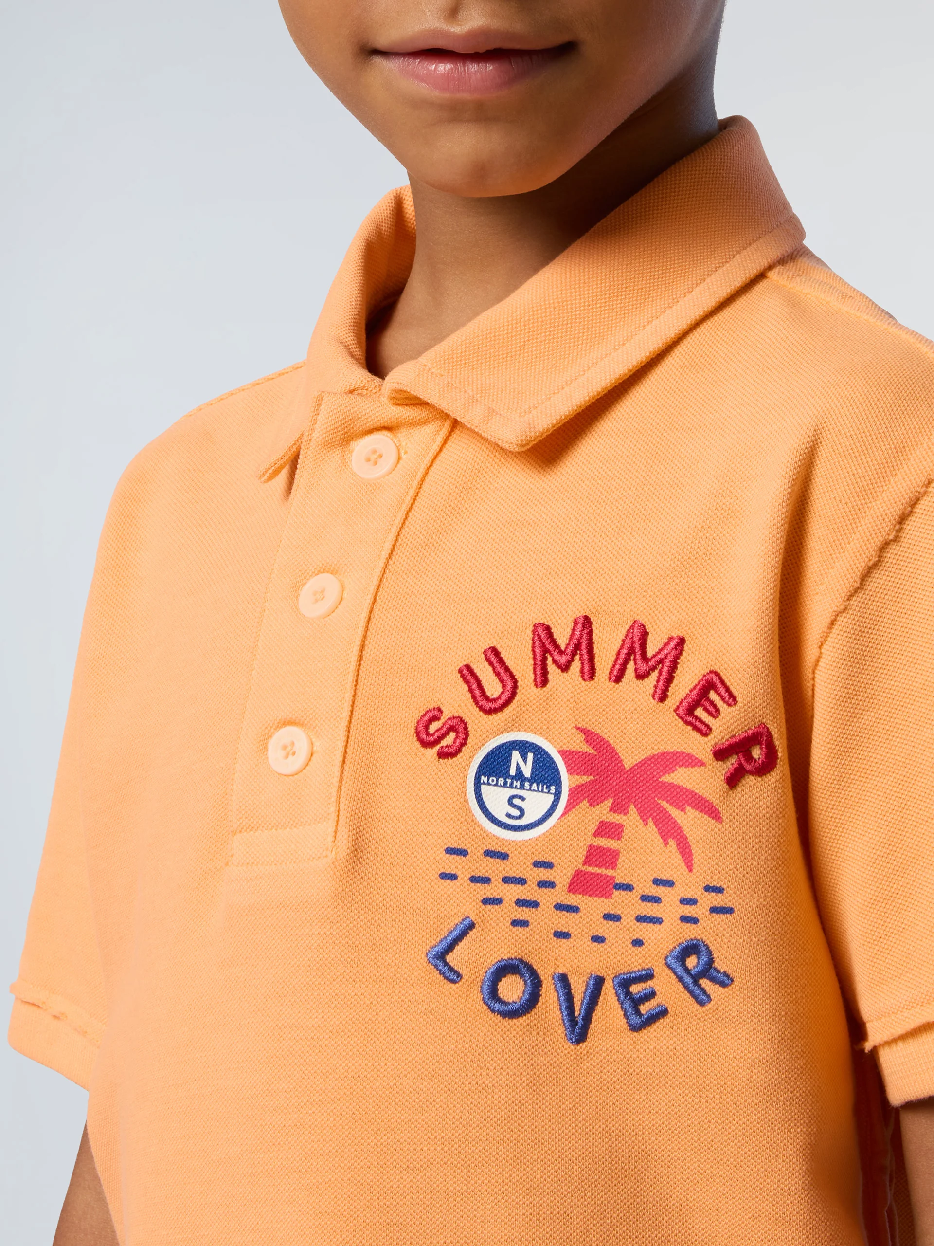 Polo shirt with palm tree print - Image 13