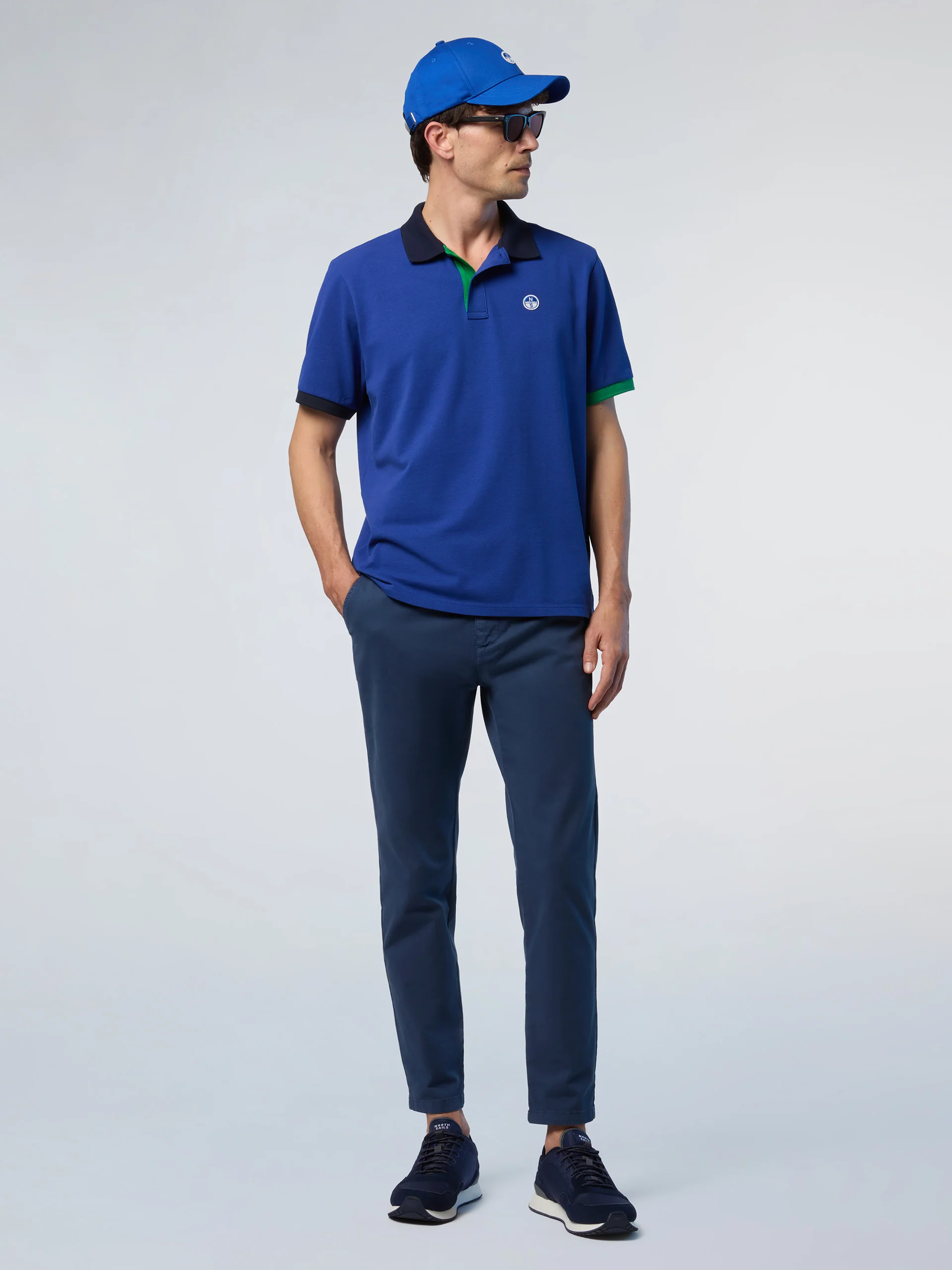 Polo shirt with contrast trims - Image 47
