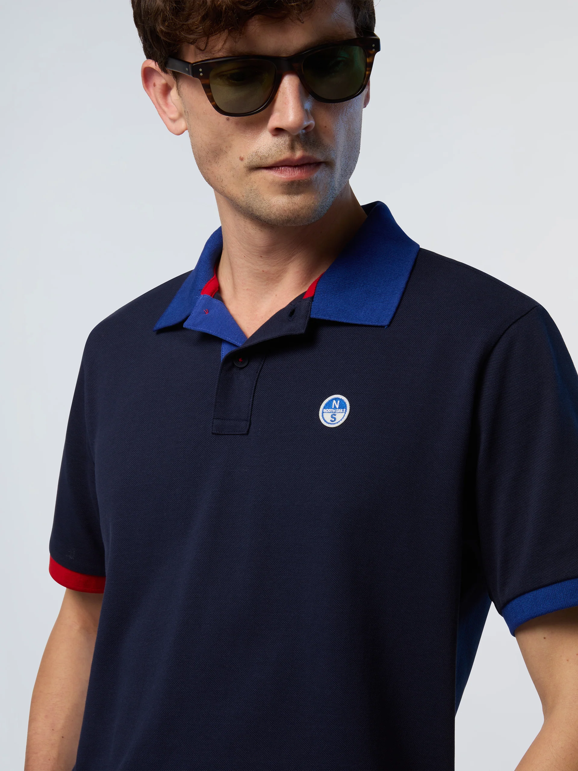 Polo shirt with contrast trims - Image 51