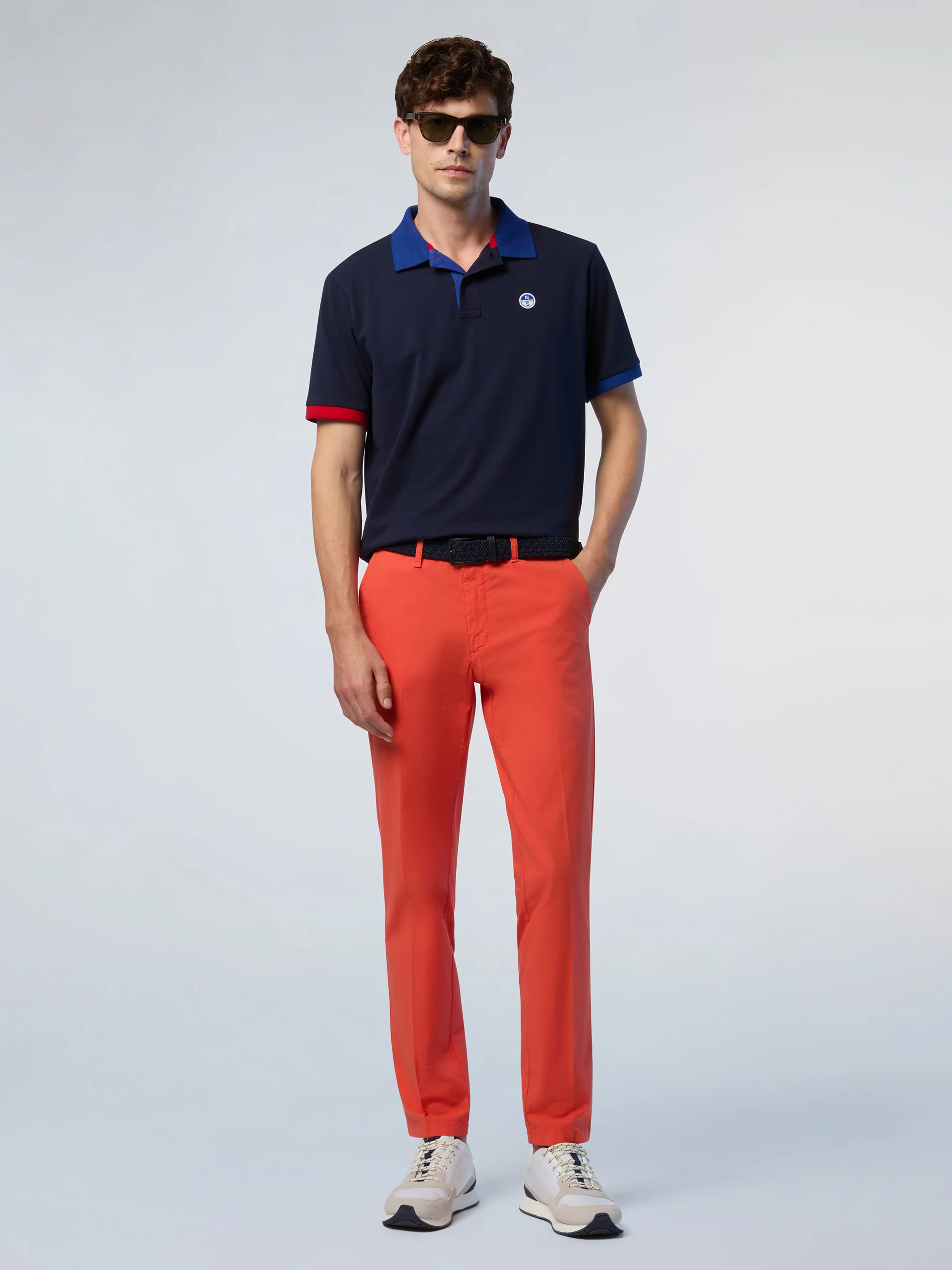 Polo shirt with contrast trims - Image 54