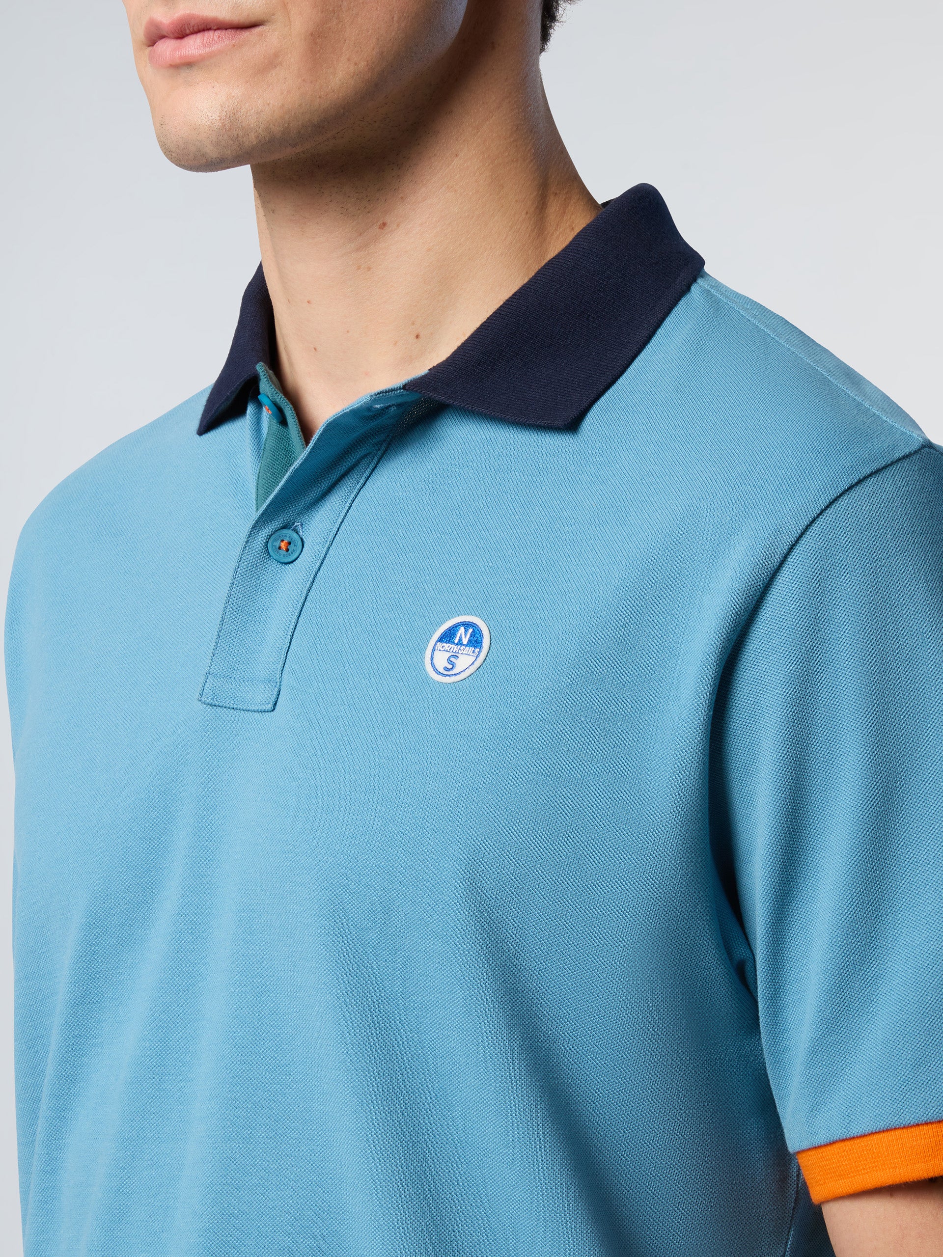 Polo shirt with contrast trims - Image 62