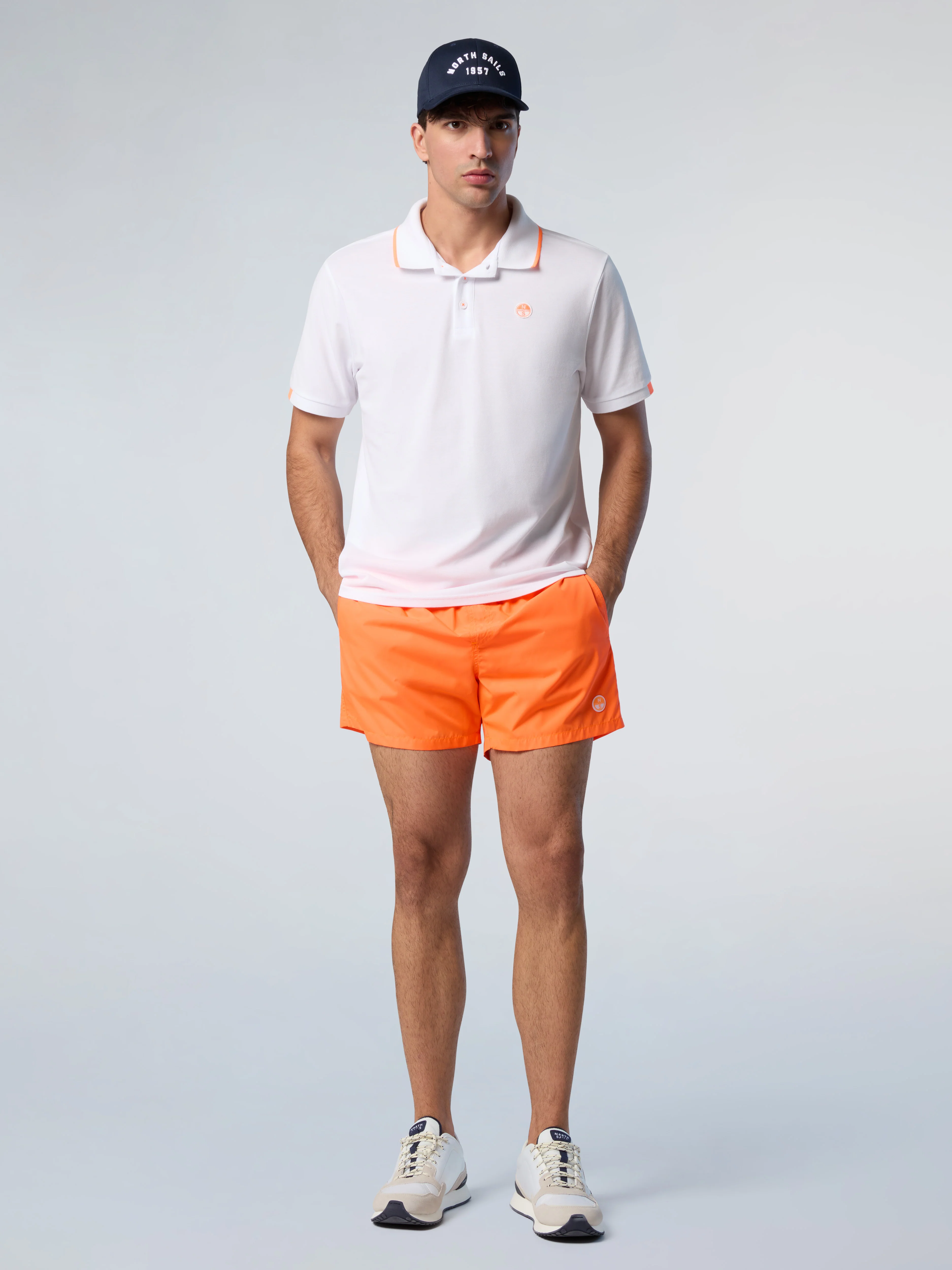 Polo shirt with neon logo - Image 5