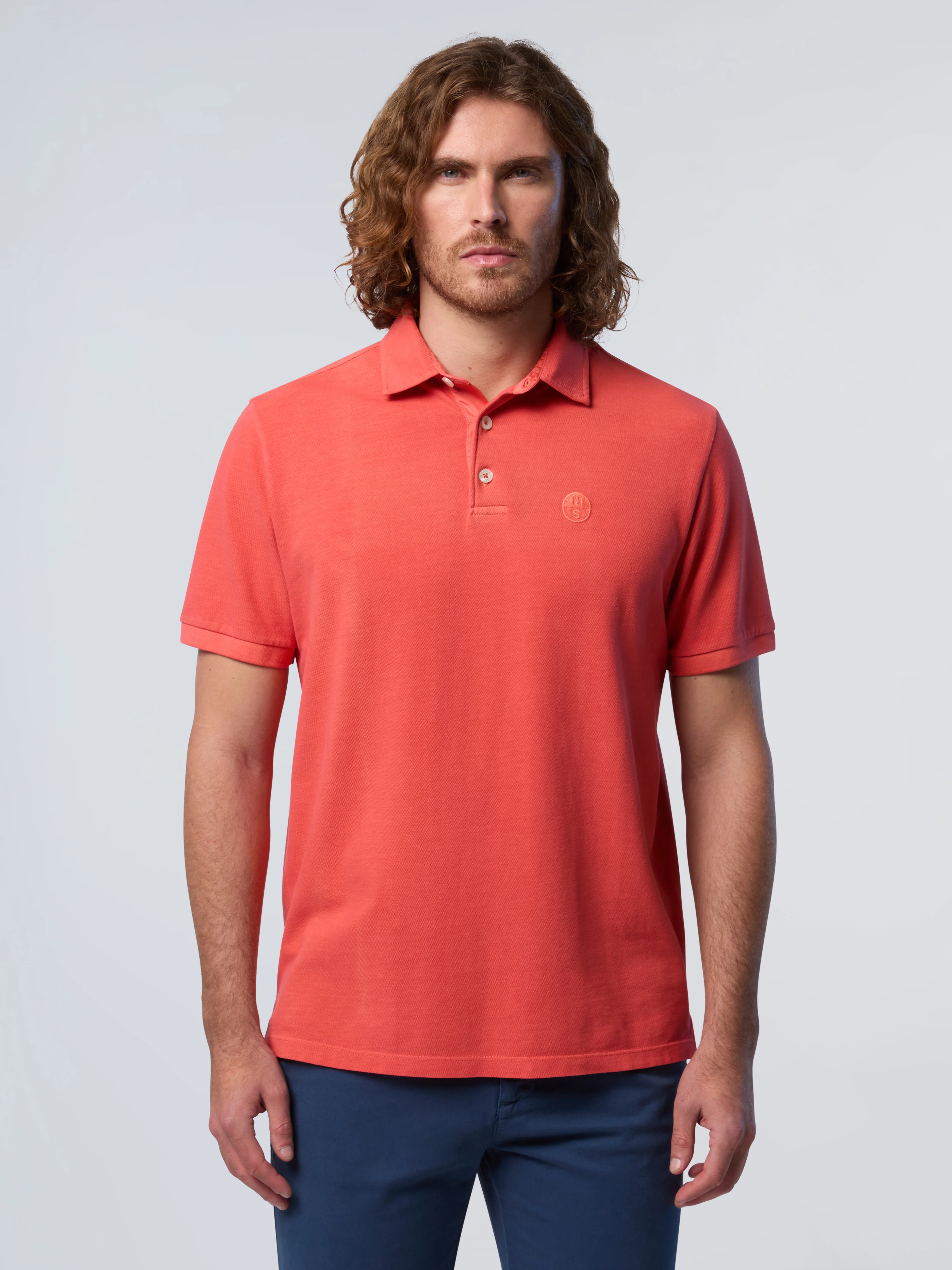Polo shirt with embroidered logo - Image 8