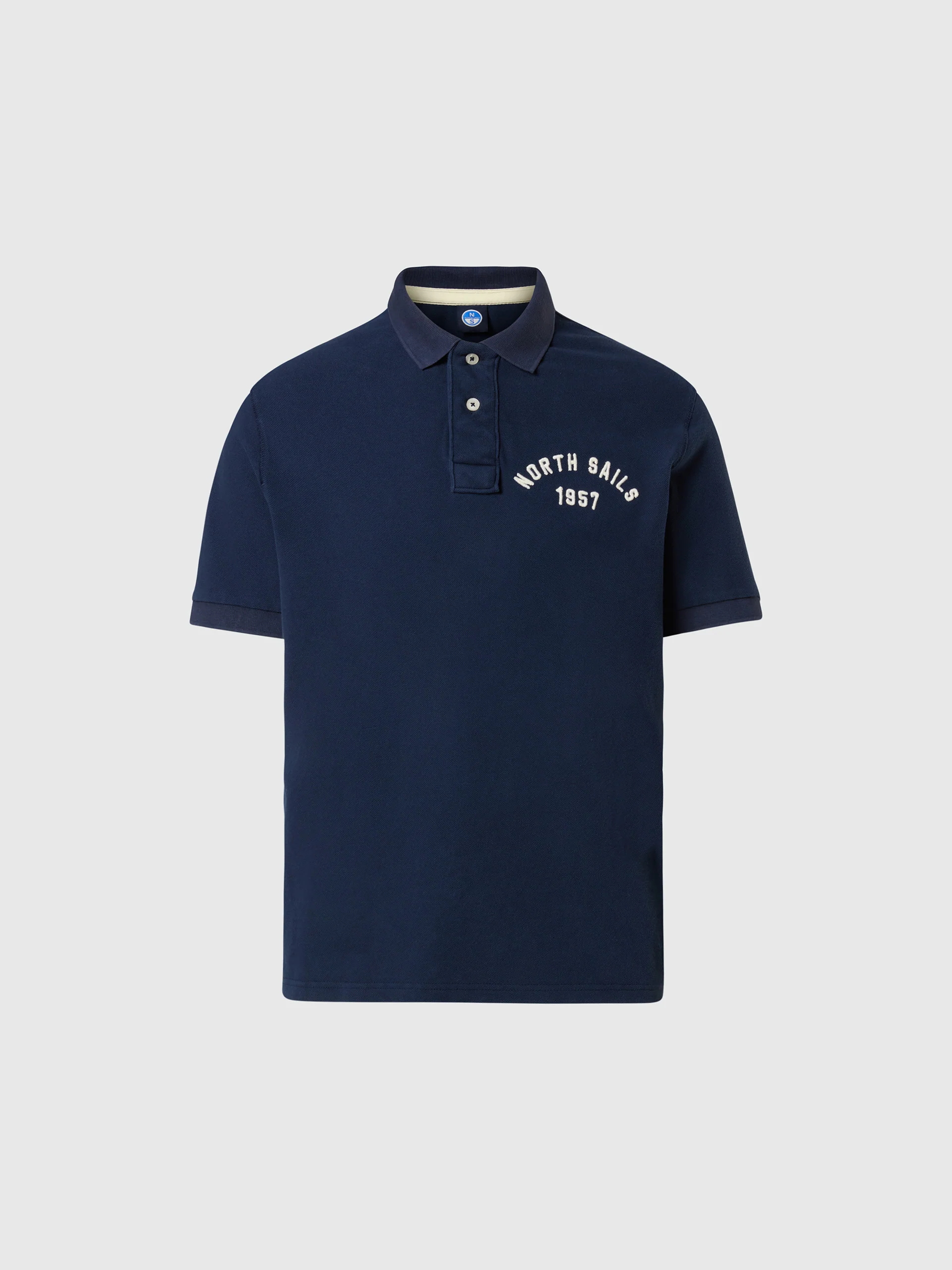 Polo shirt with vintage wash - Image 10