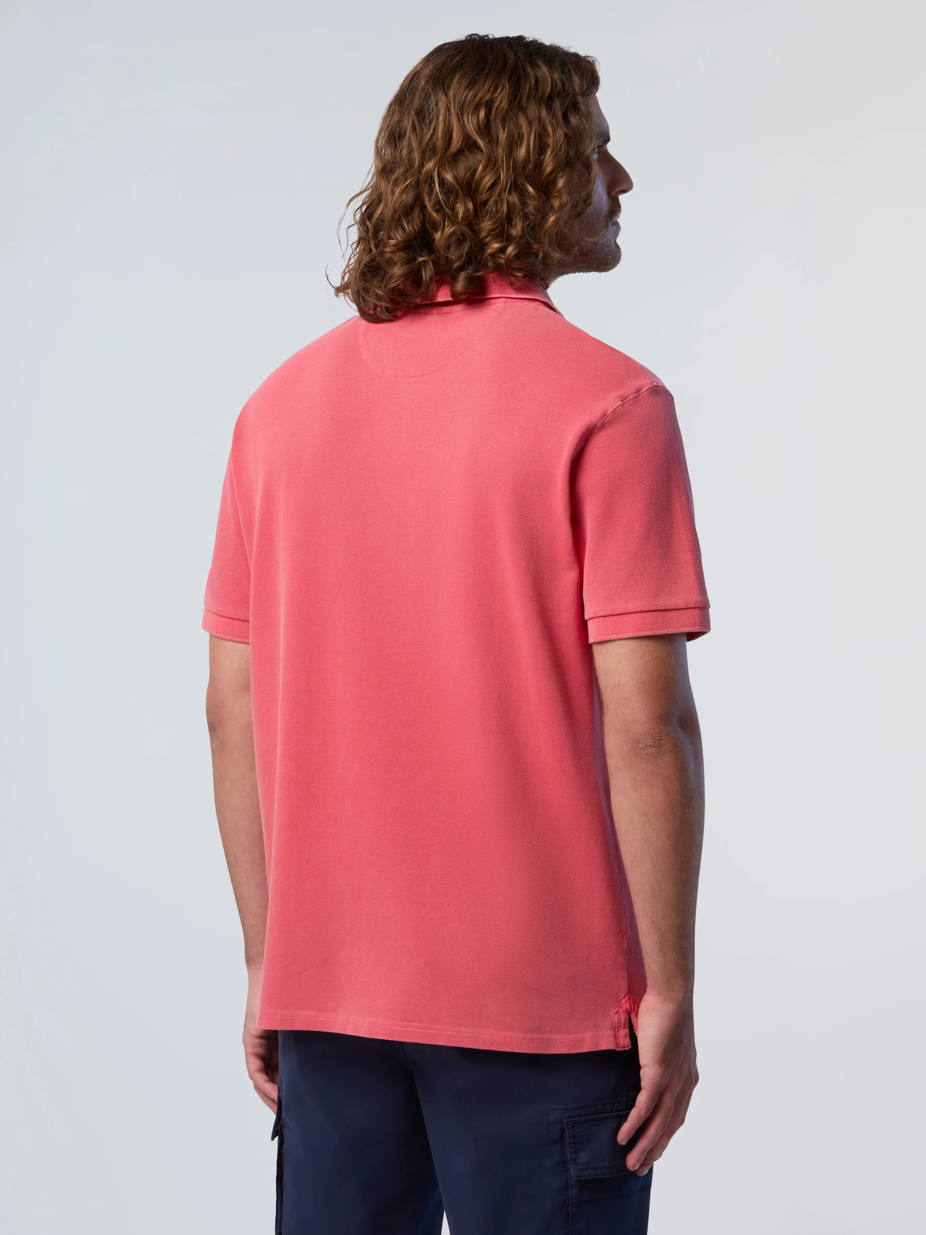 Polo shirt with pigment-dyed finish - Image 12