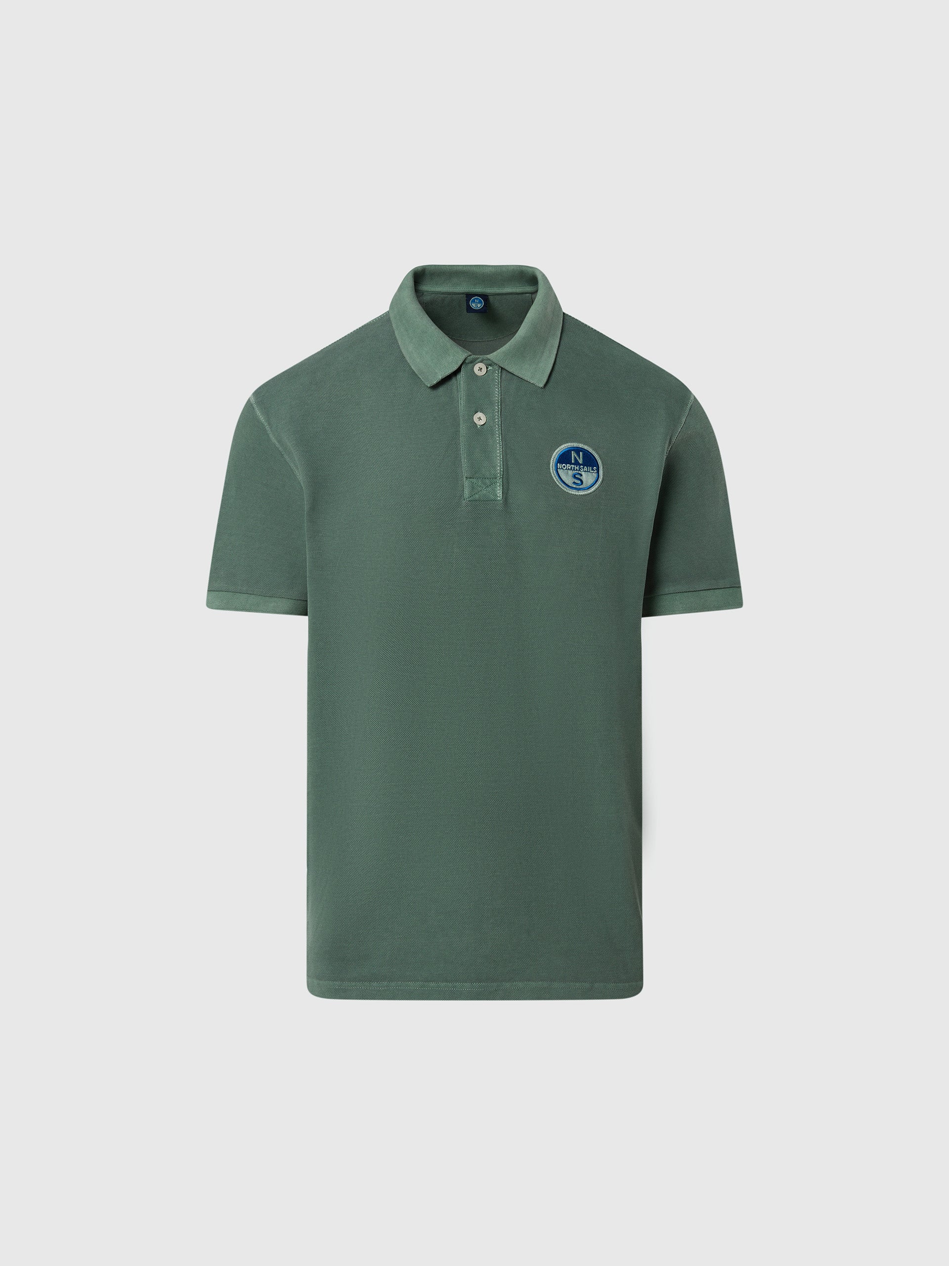 Polo shirt with pigment-dyed finish - Image 17