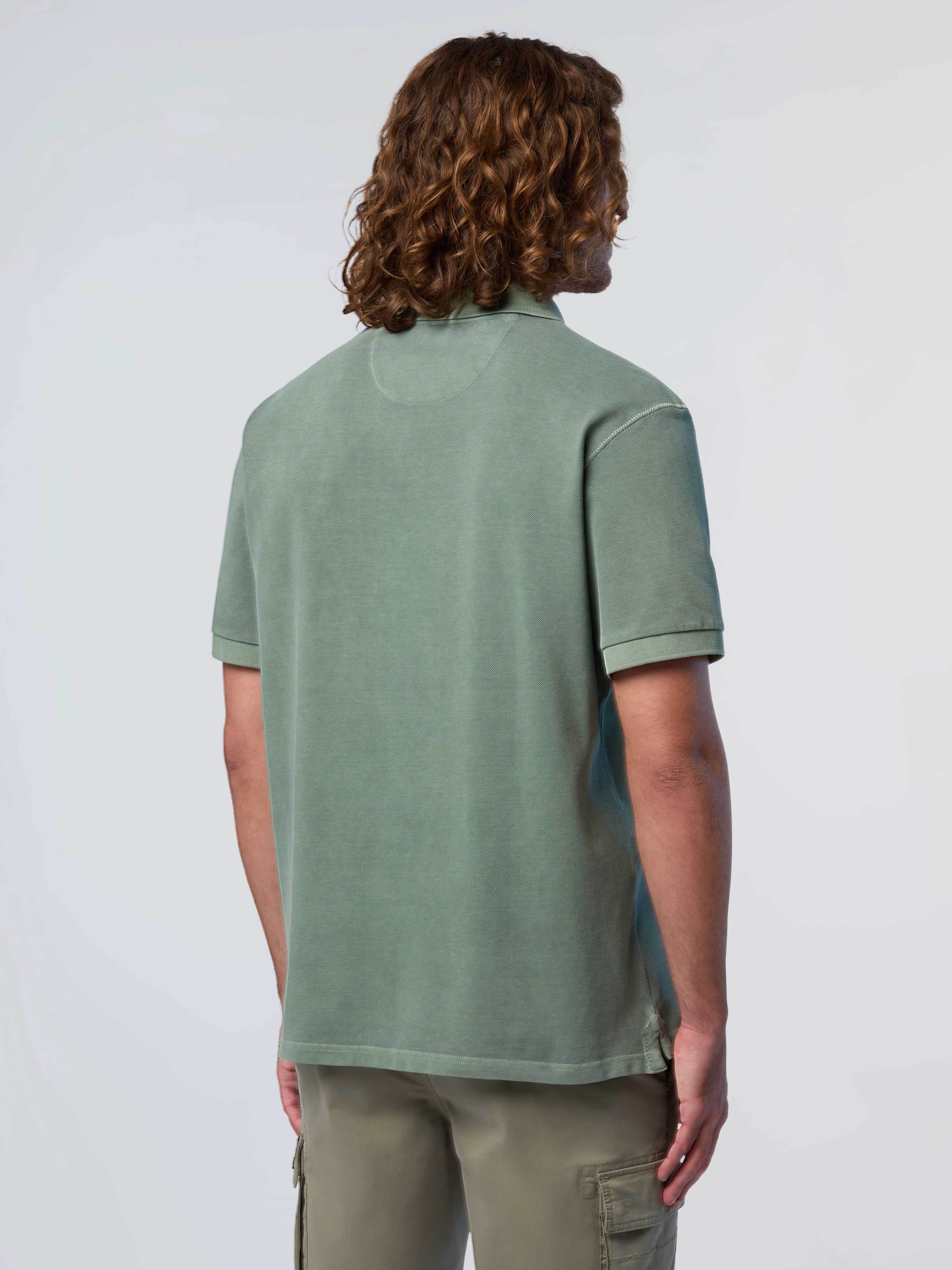 Polo shirt with pigment-dyed finish - Image 18