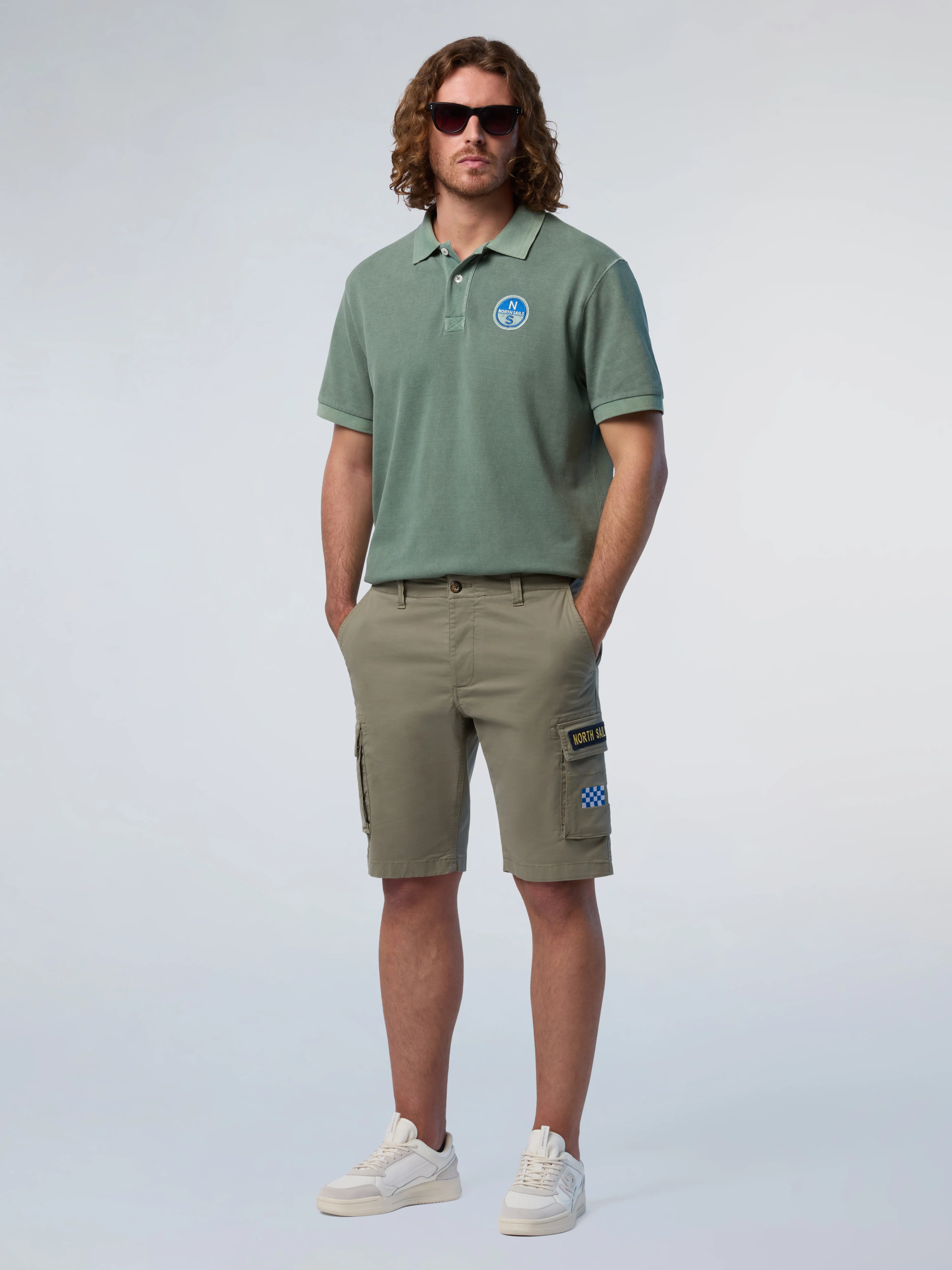 Polo shirt with pigment-dyed finish - Image 19