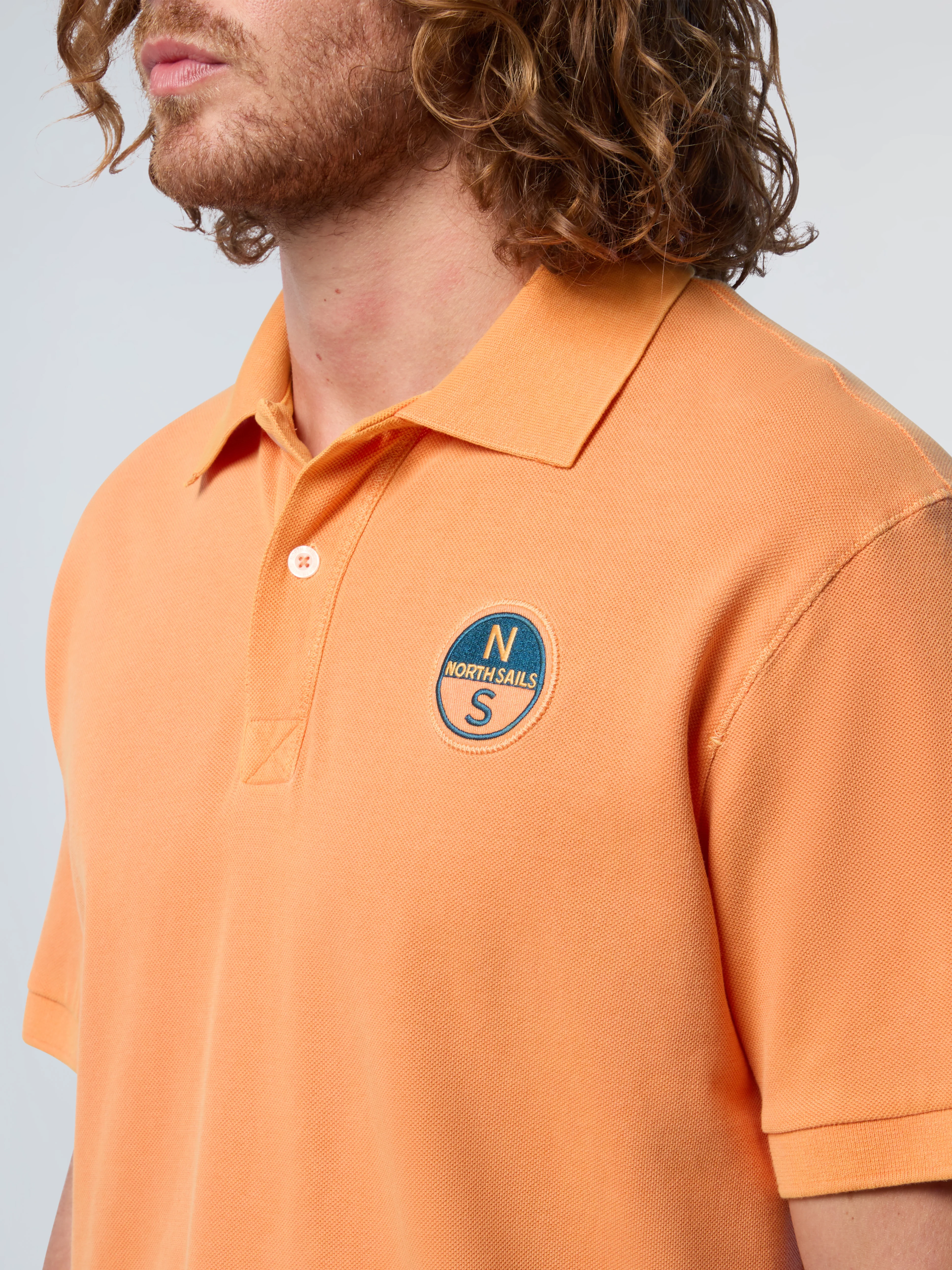 Polo shirt with pigment-dyed finish - Image 26