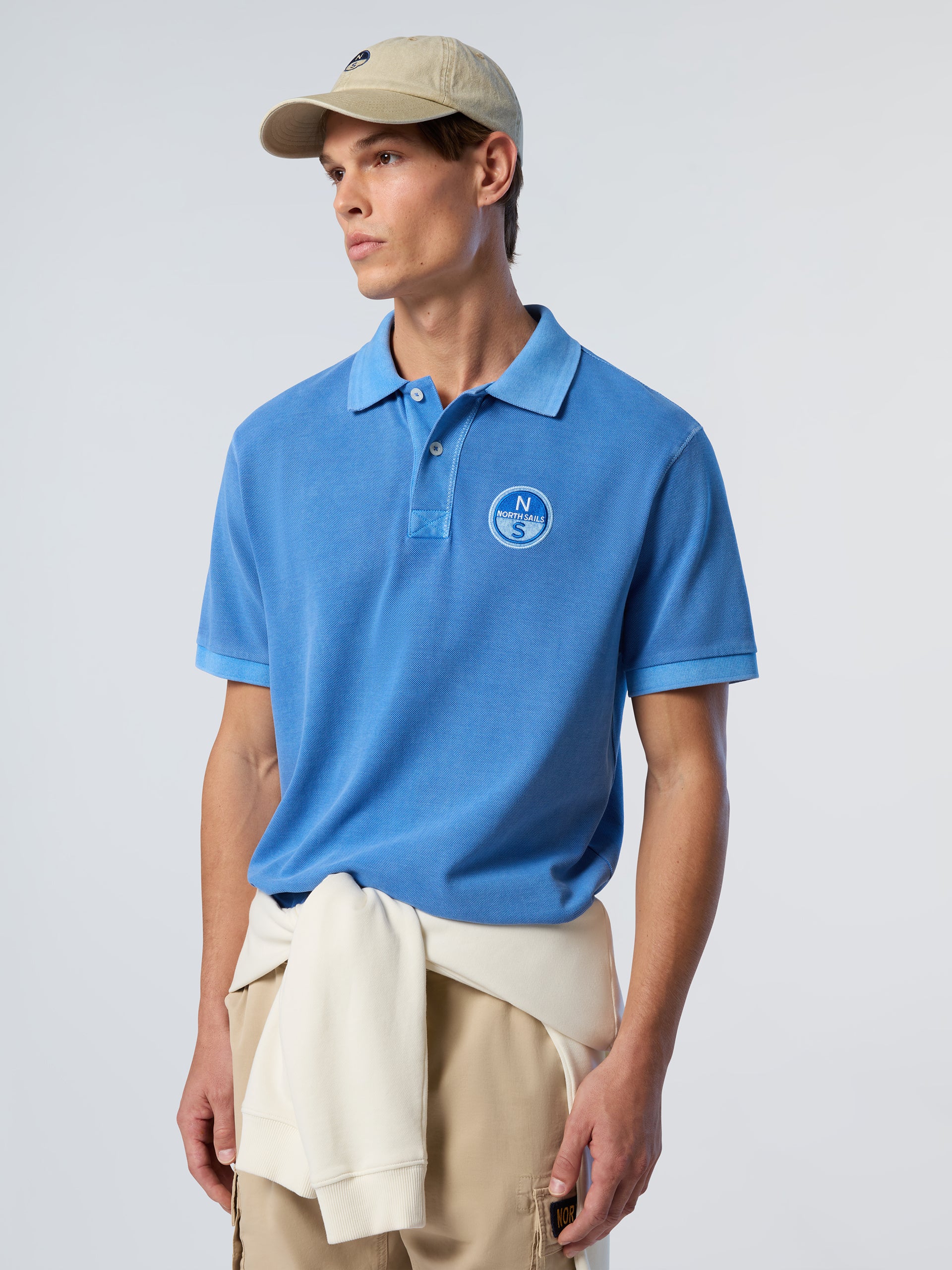 Polo shirt with pigment-dyed finish - Image 28