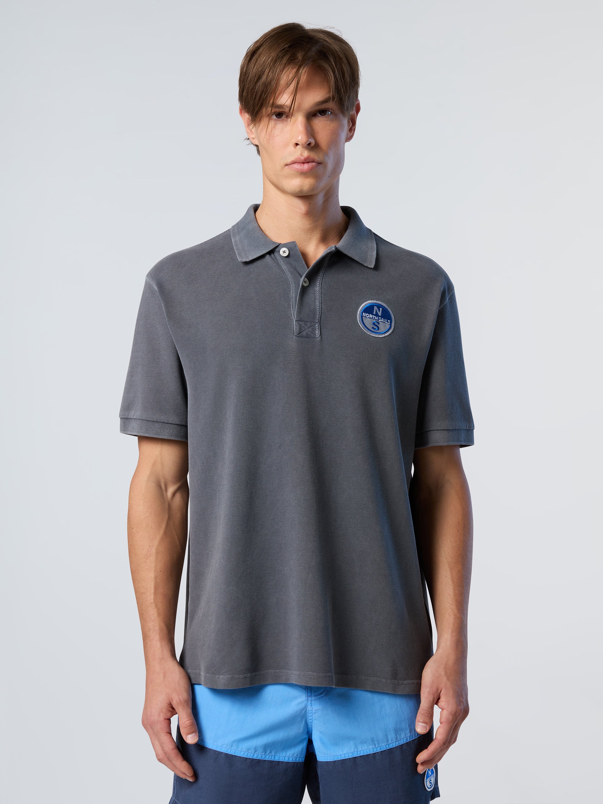 Polo shirt with pigment-dyed finish - Image 35