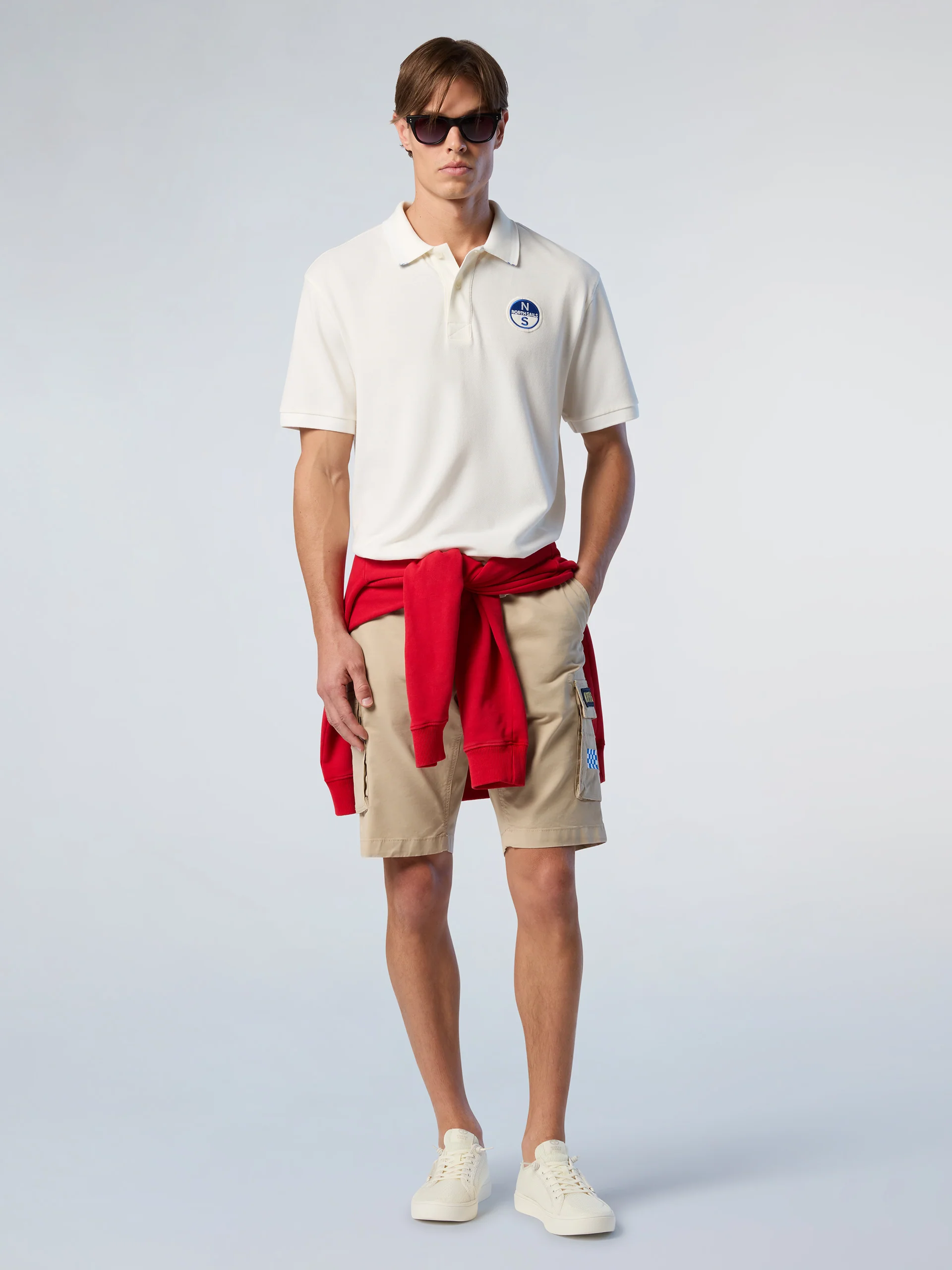Polo shirt with pigment-dyed finish - Image 5