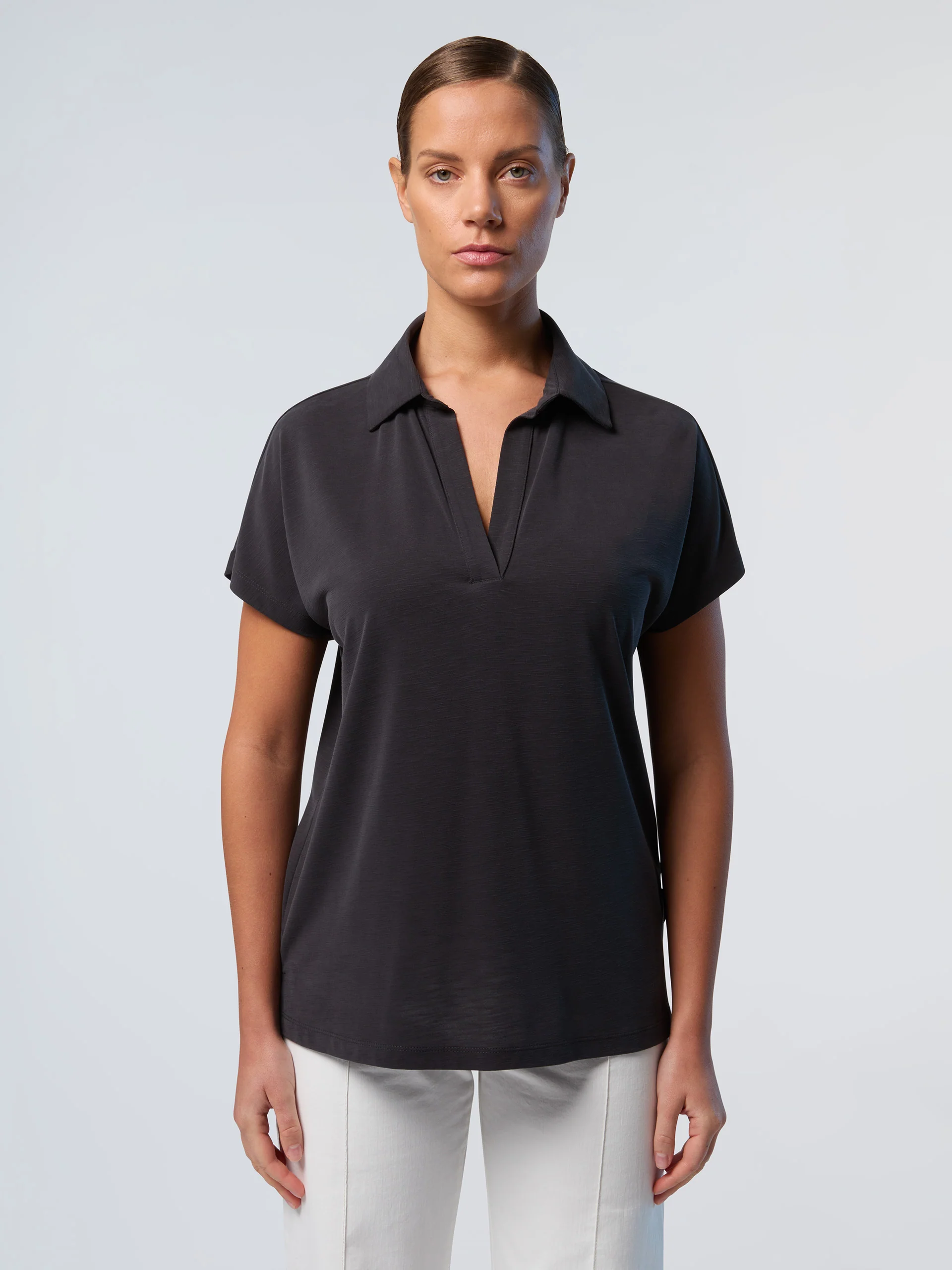 V-neck polo shirt - Image 2