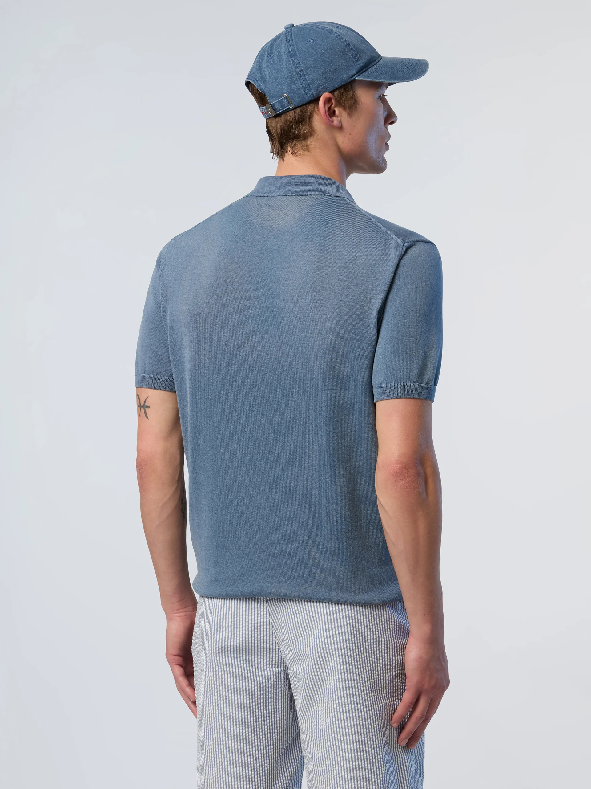 Washed cotton polo shirt - Image 10