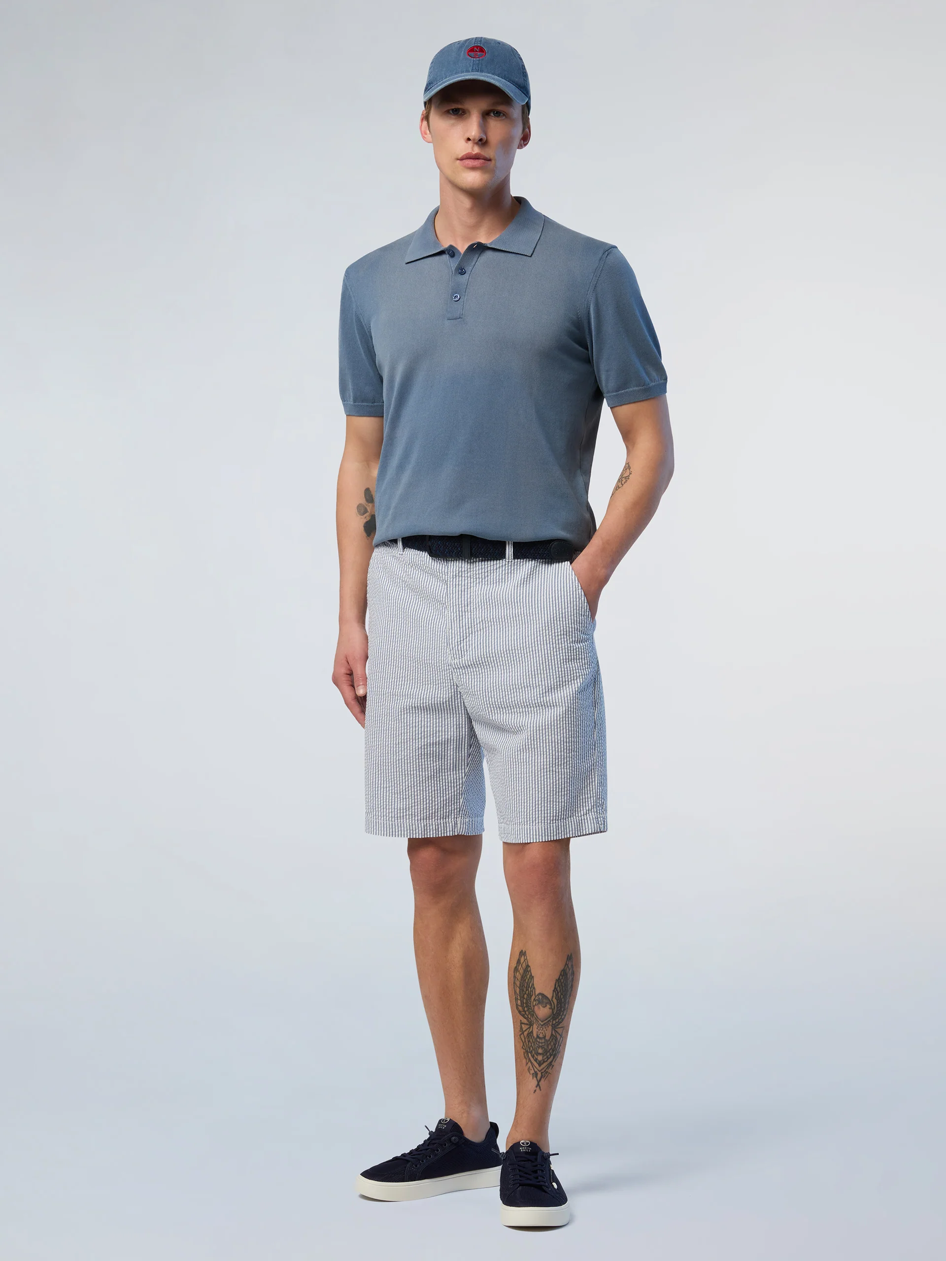 Washed cotton polo shirt - Image 11