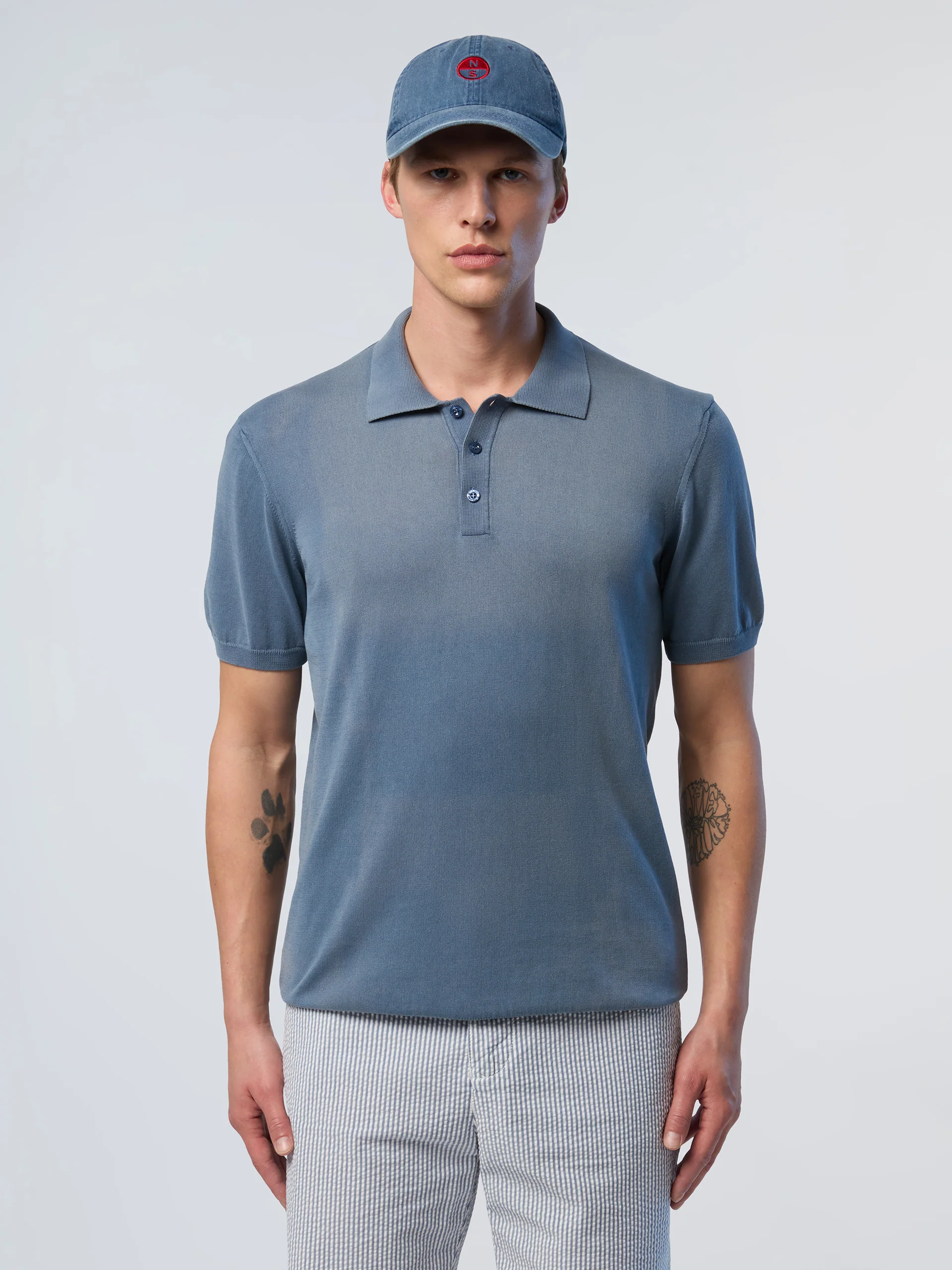 Washed cotton polo shirt - Image 7