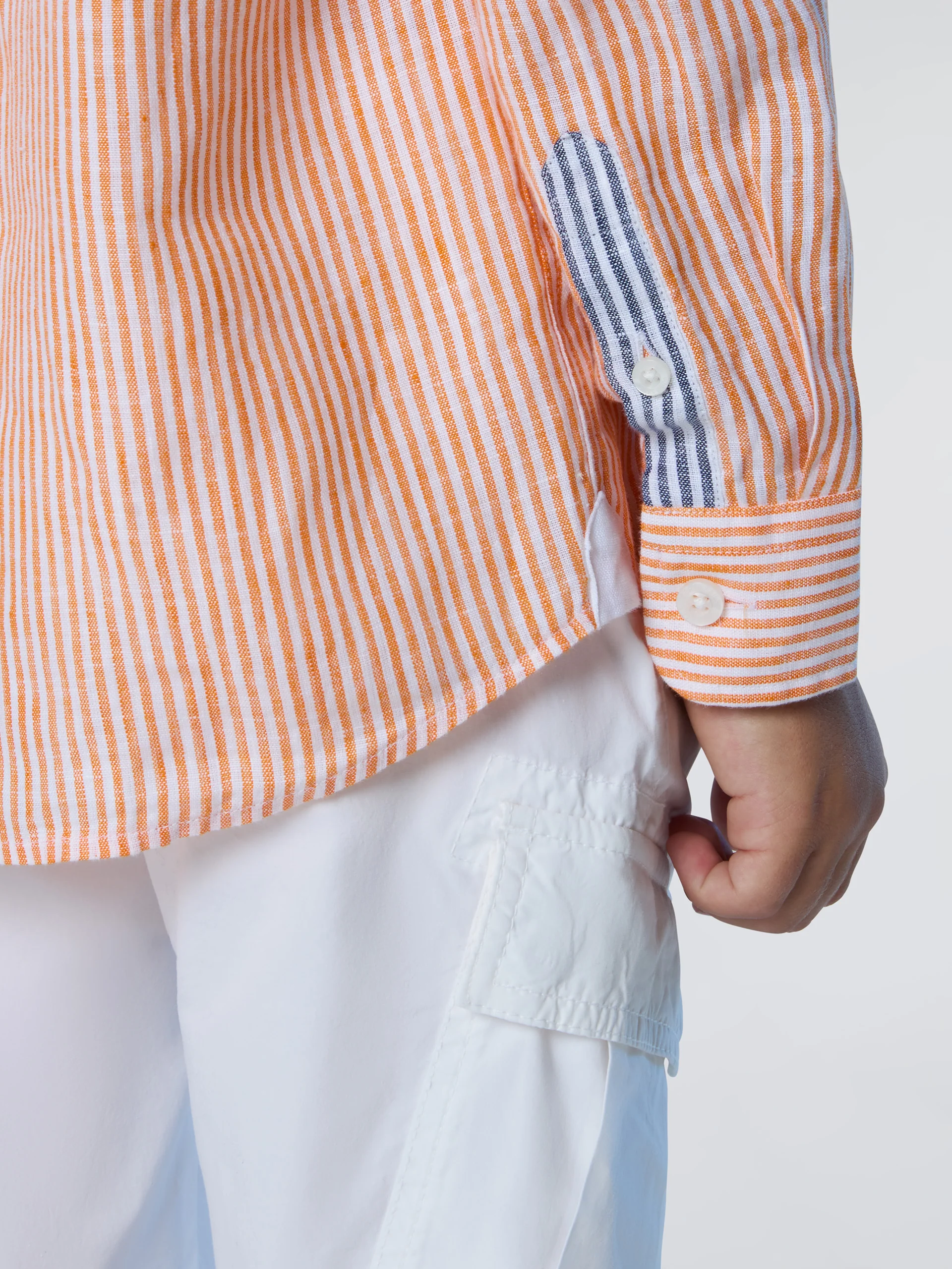 Striped linen shirt - Image 13
