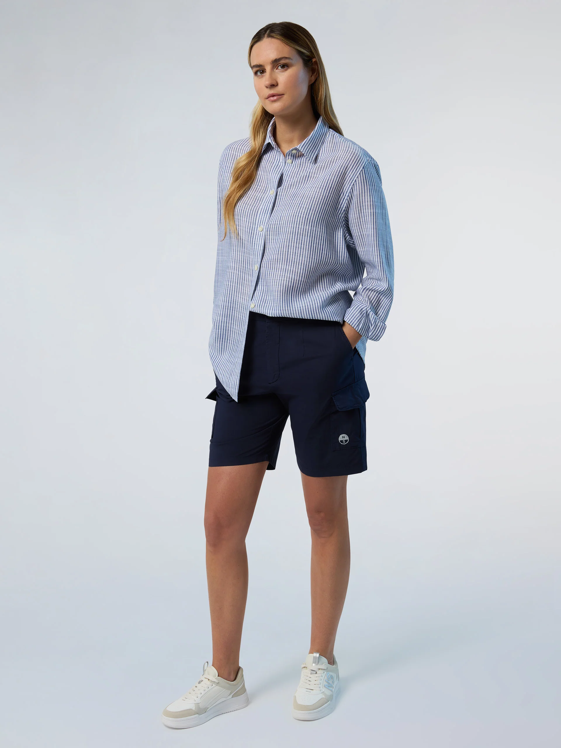 Striped TENCEL™ shirt - Image 11