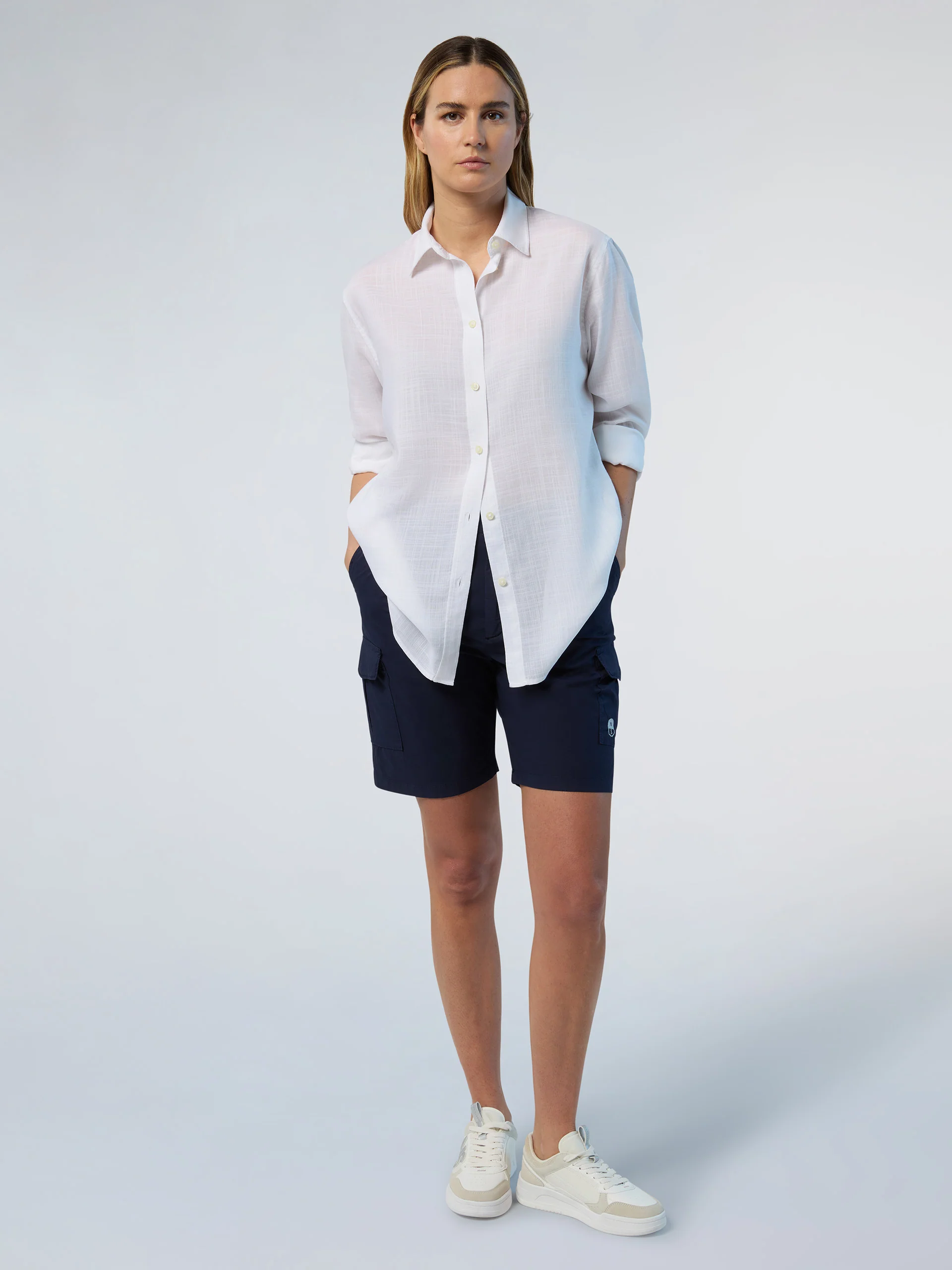 Striped TENCEL™ shirt - Image 14