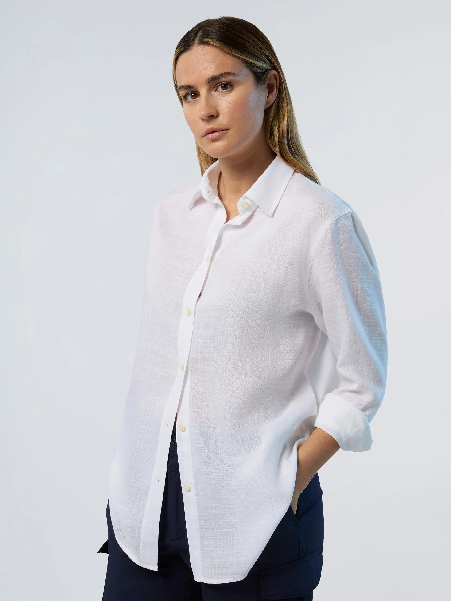 Striped TENCEL™ shirt - Image 18
