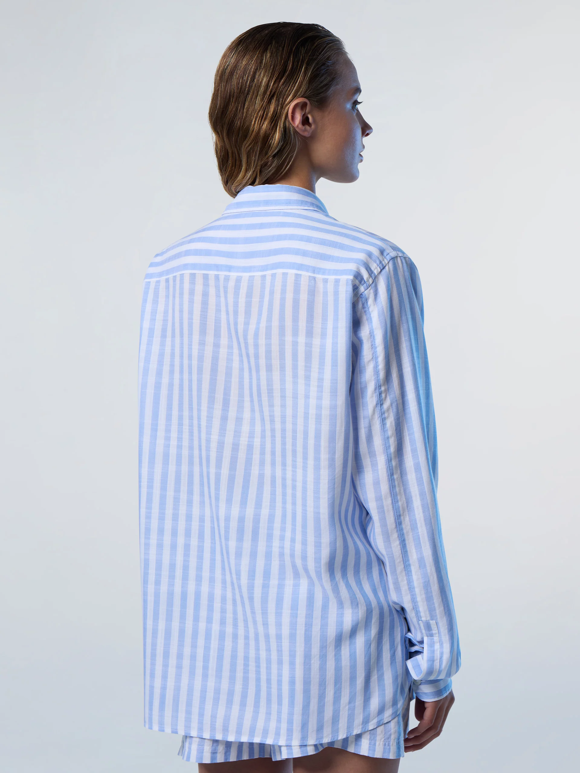 Striped TENCEL™ shirt - Image 4