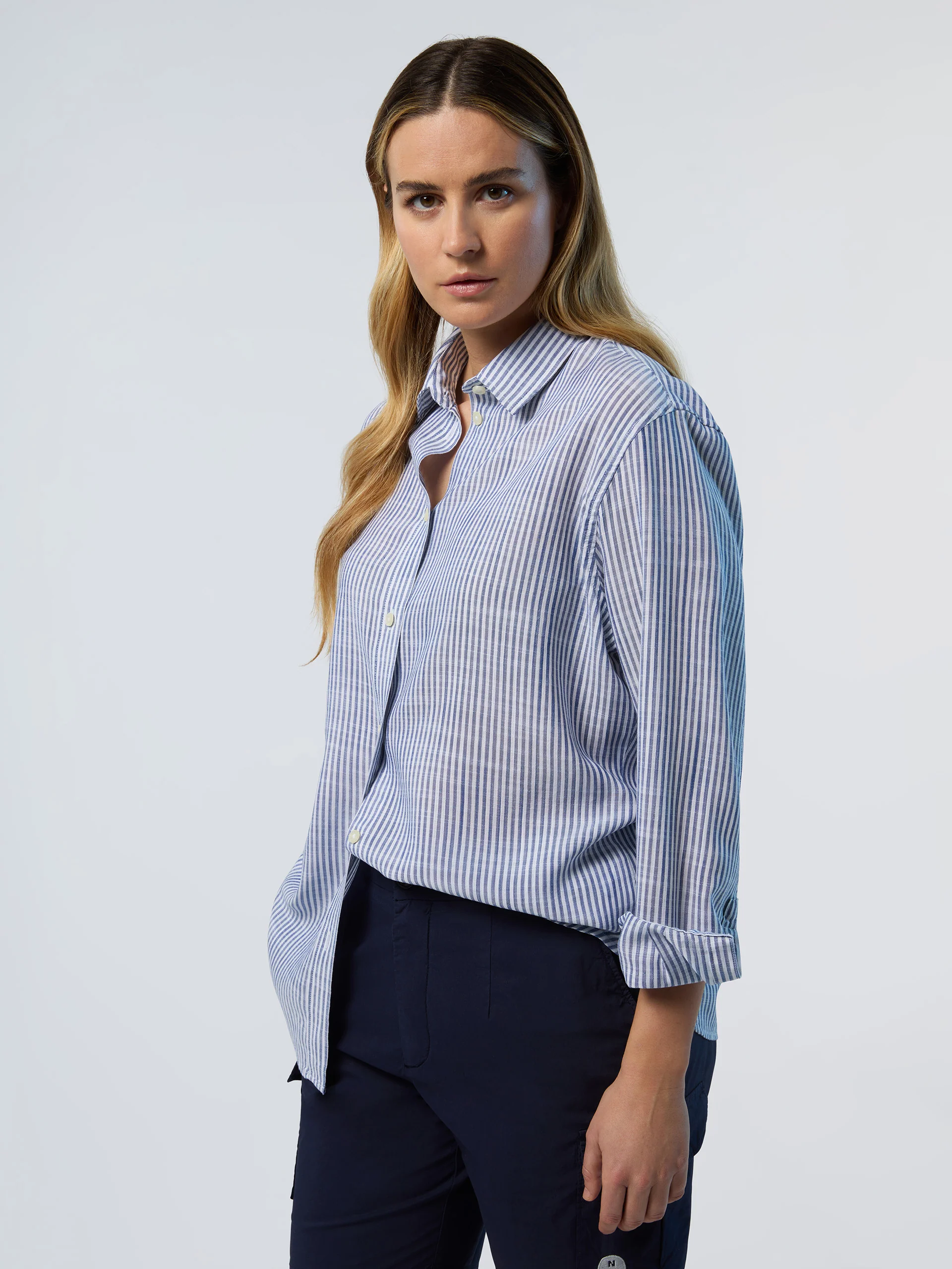 Striped TENCEL™ shirt - Image 8