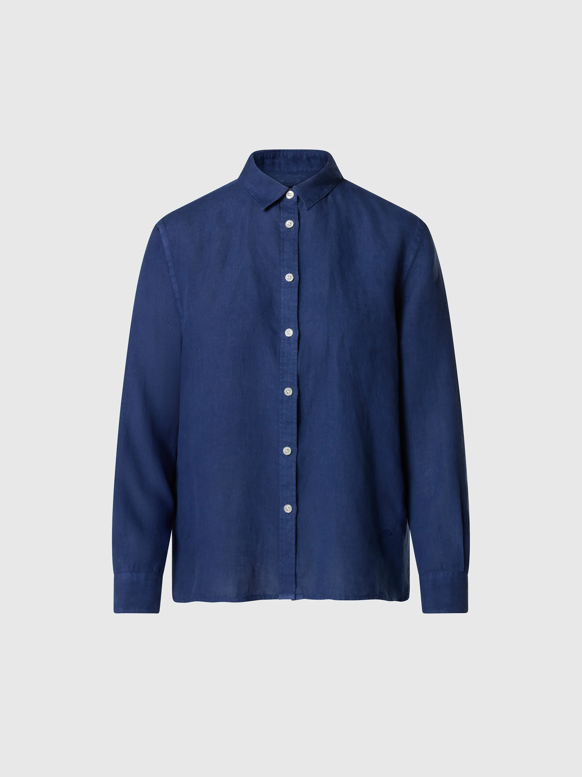 Linen shirt with embroidered logo - Image 19