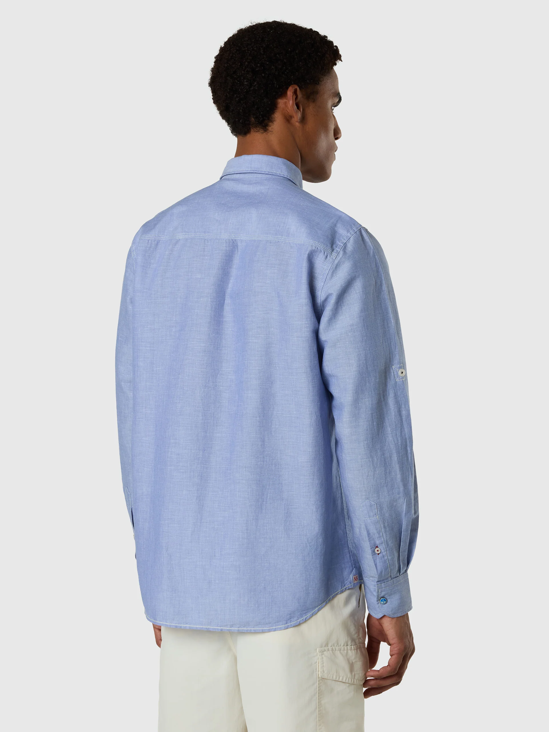 Archive shirt with roll-up sleeves - Image 3