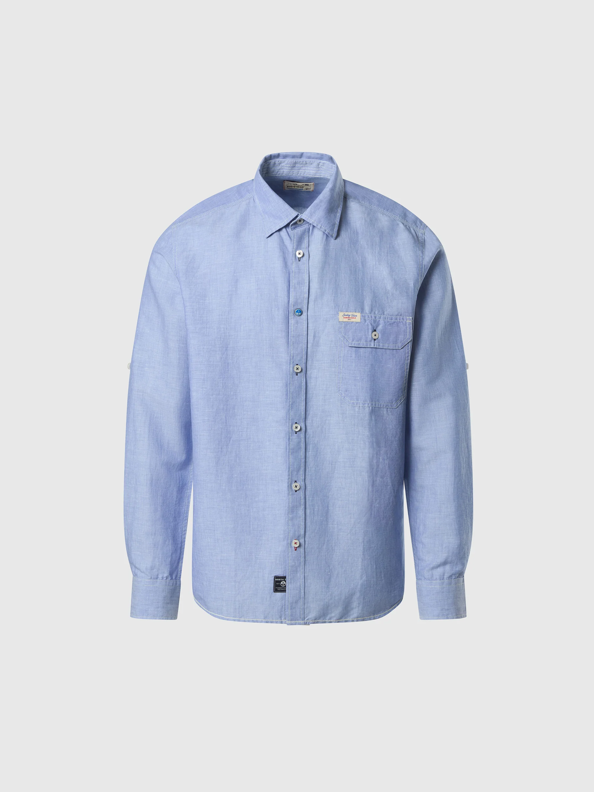 Archive shirt with roll-up sleeves - Image 7