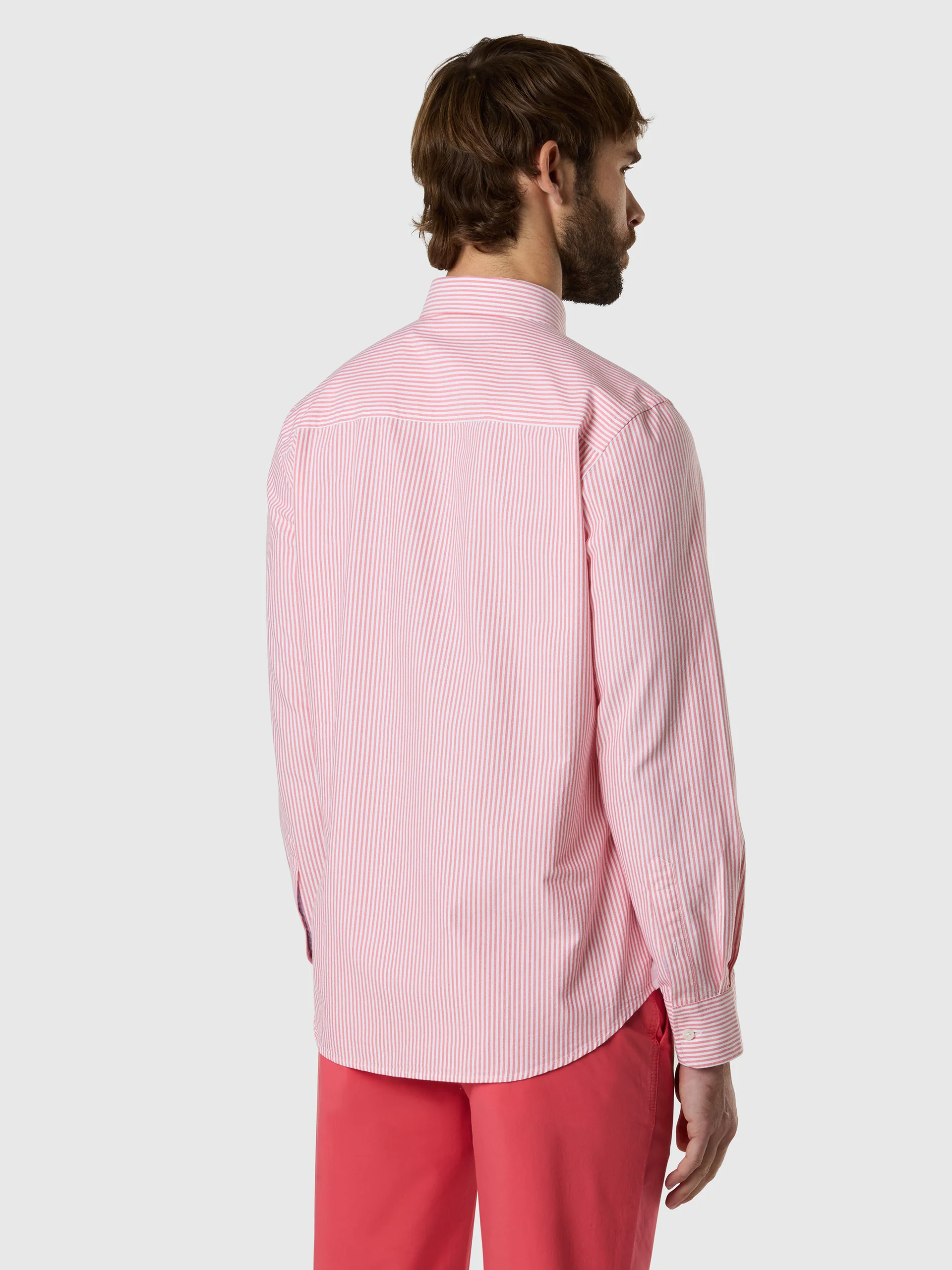 Striped Oxford shirt - Image 4