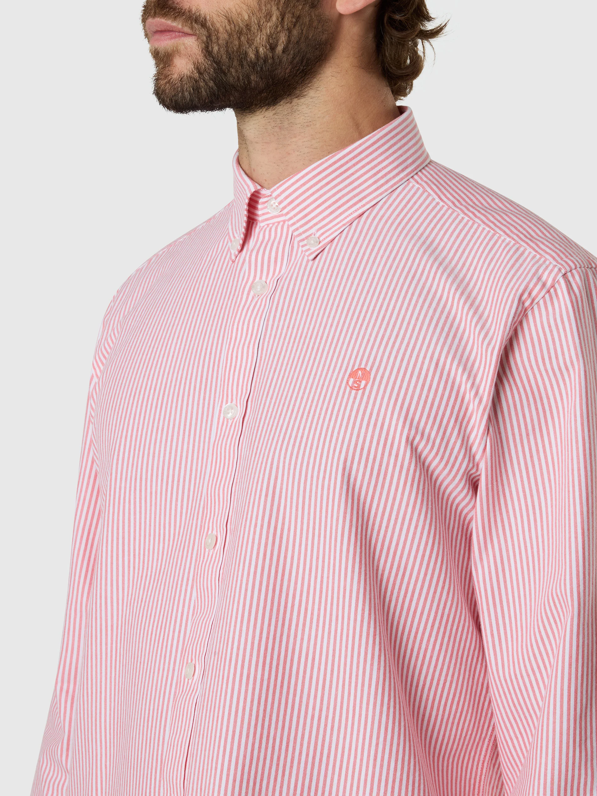Striped Oxford shirt - Image 6