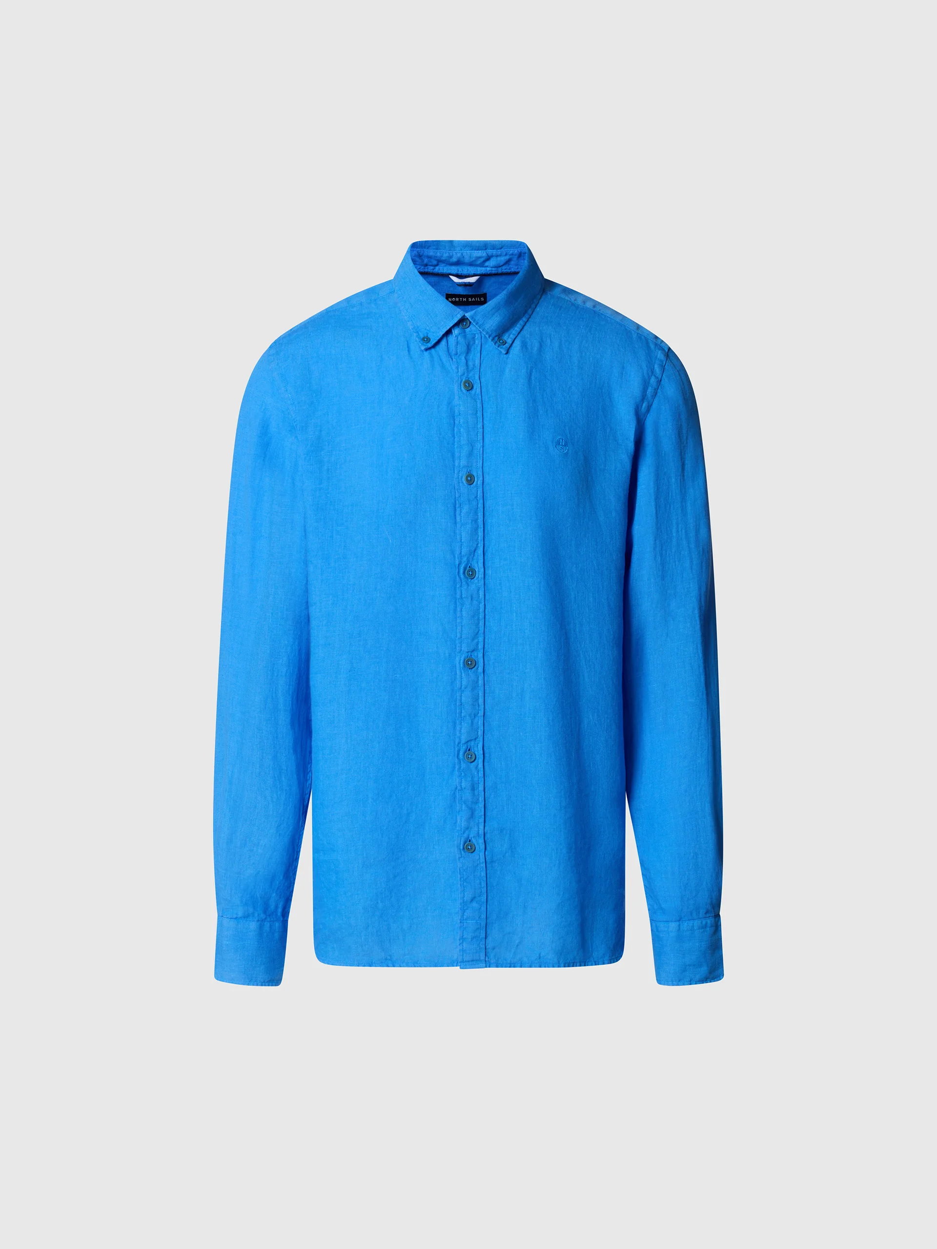 Garment-dyed linen shirt - Image 21