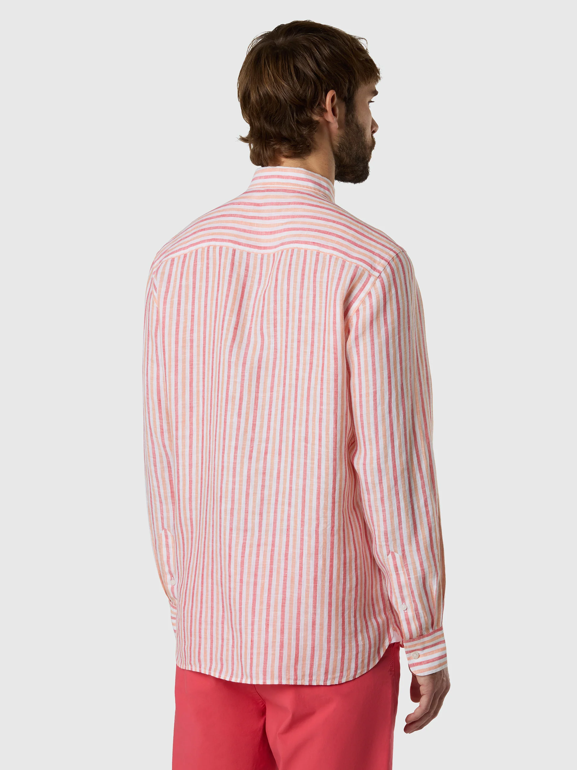 Faded striped linen shirt - Image 4