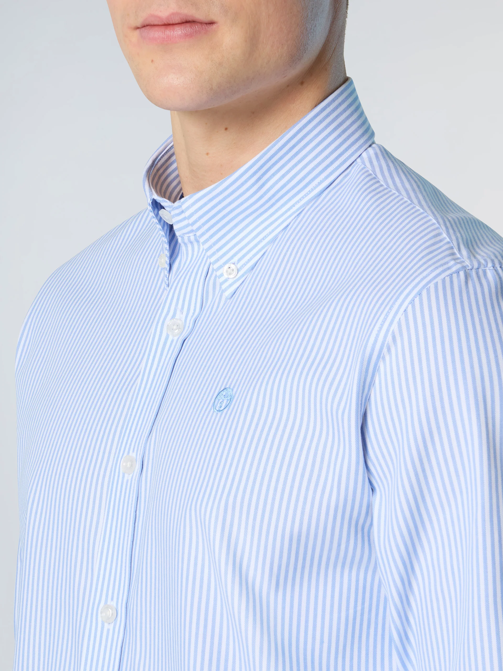 Striped Oxford shirt - Image 6