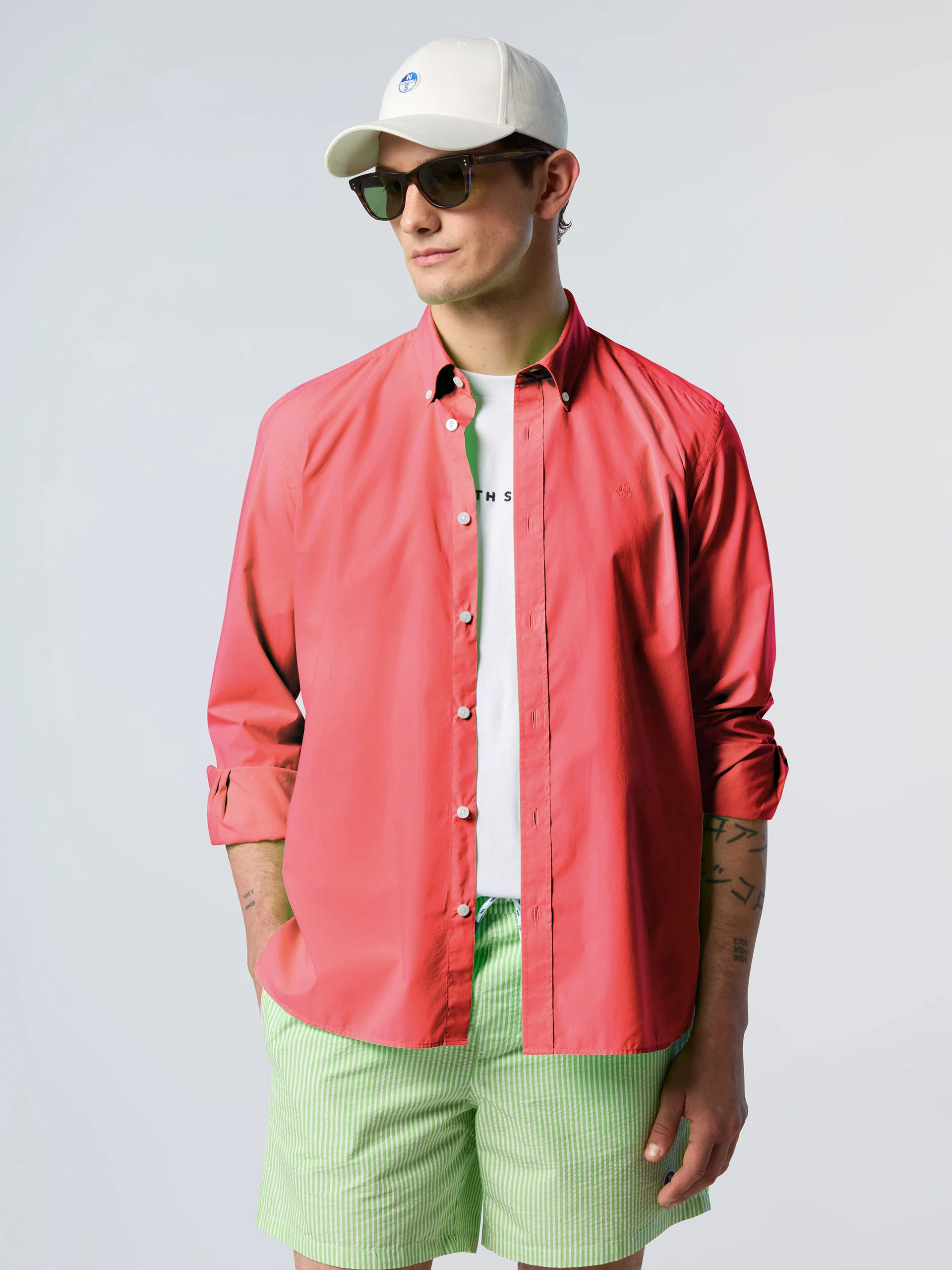 Poplin shirt with corozo buttons - Image 12