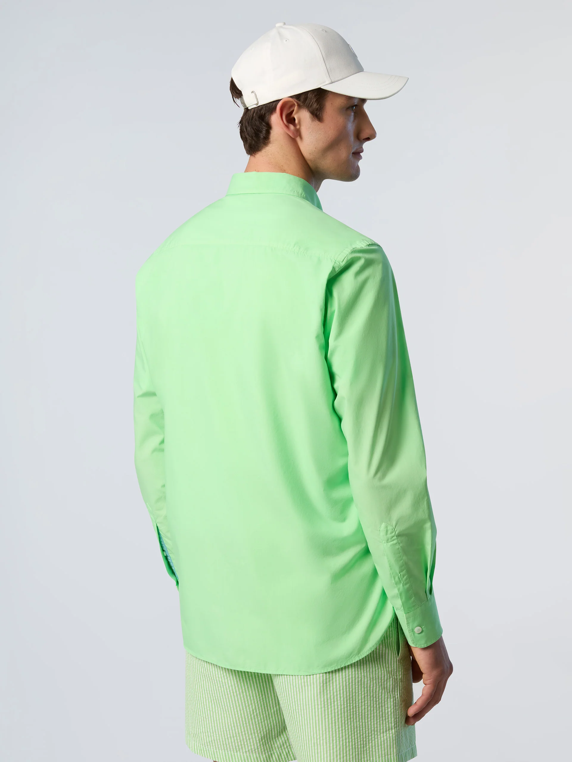 Poplin shirt with corozo buttons - Image 4