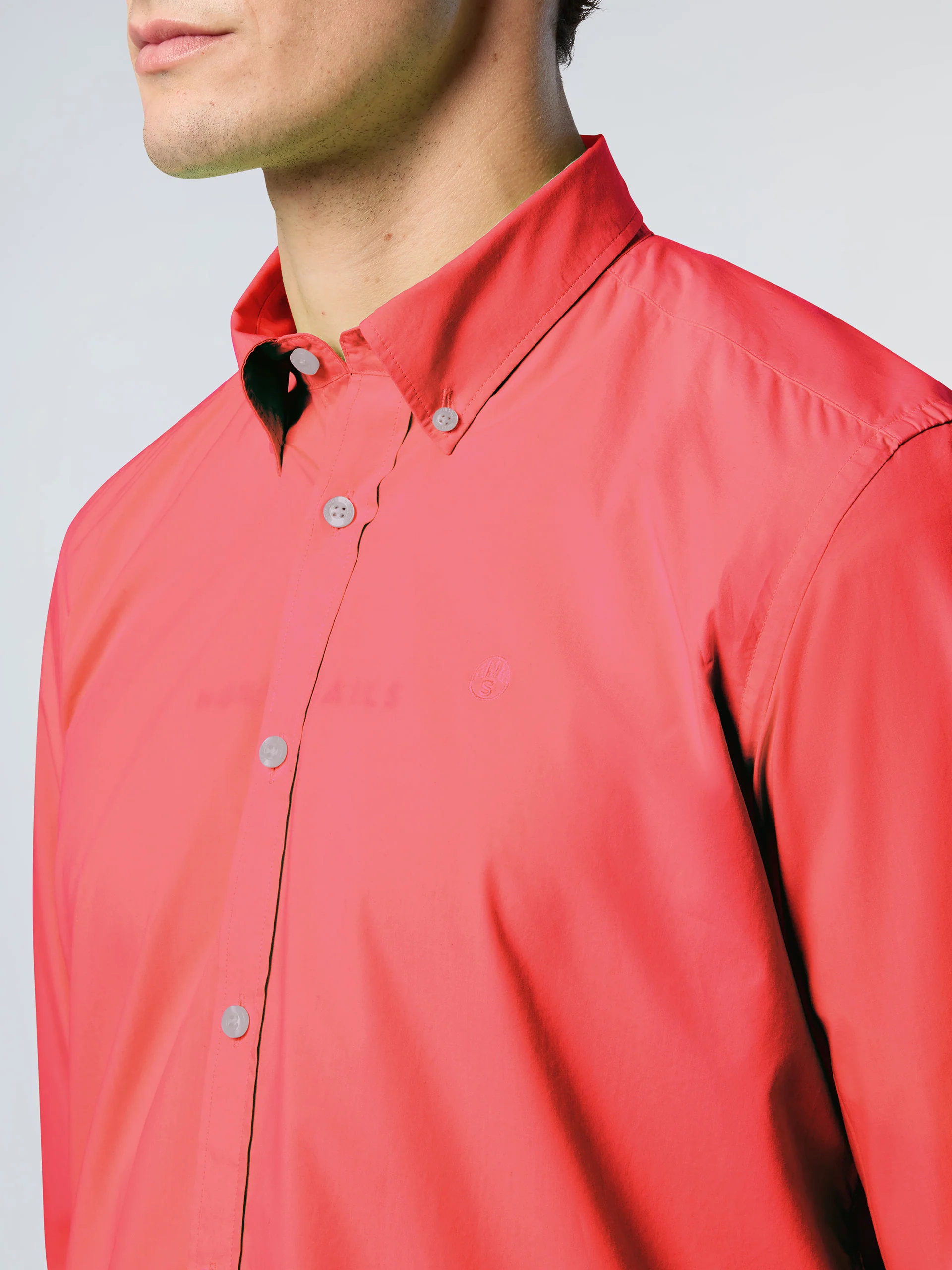 Poplin shirt with corozo buttons - Image 9