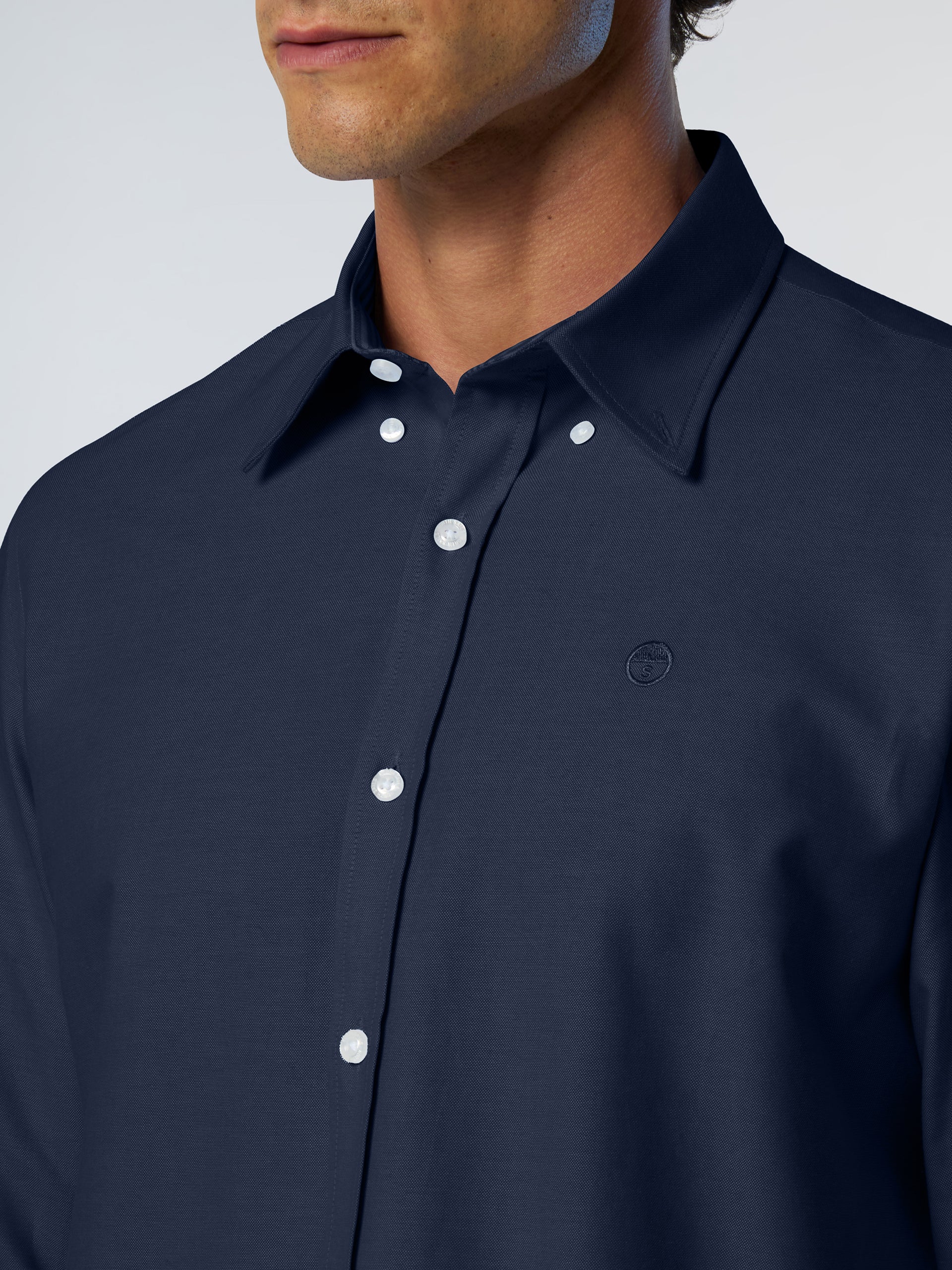 Oxford shirt with embroidered logo - Image 14
