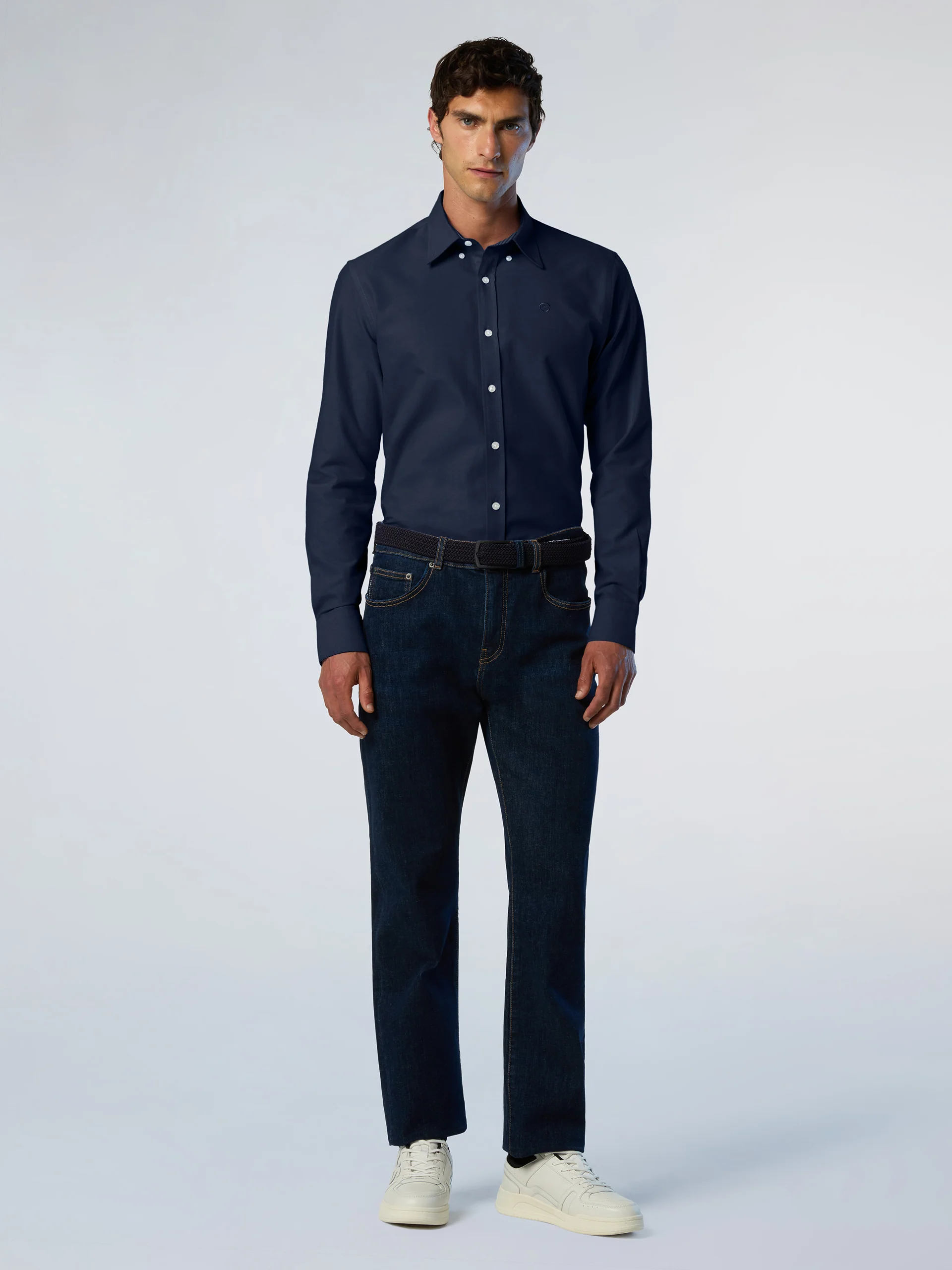 Oxford shirt with embroidered logo - Image 17