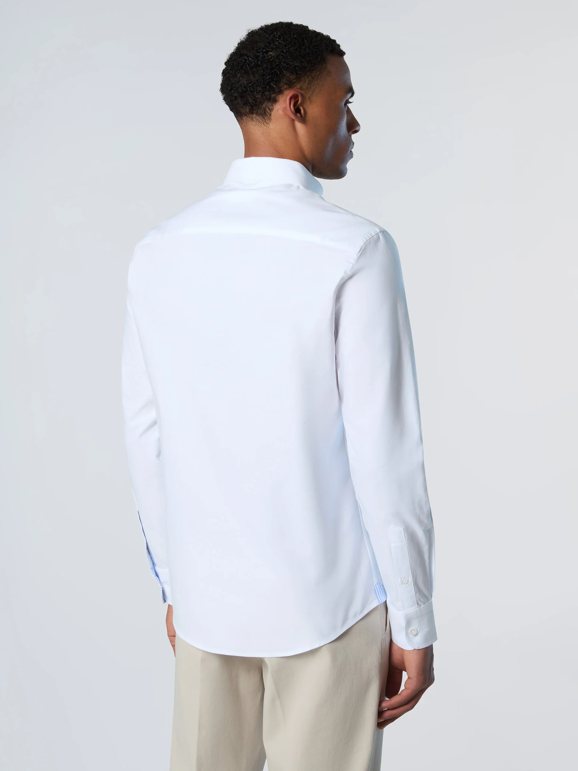 Oxford shirt with embroidered logo - Image 4