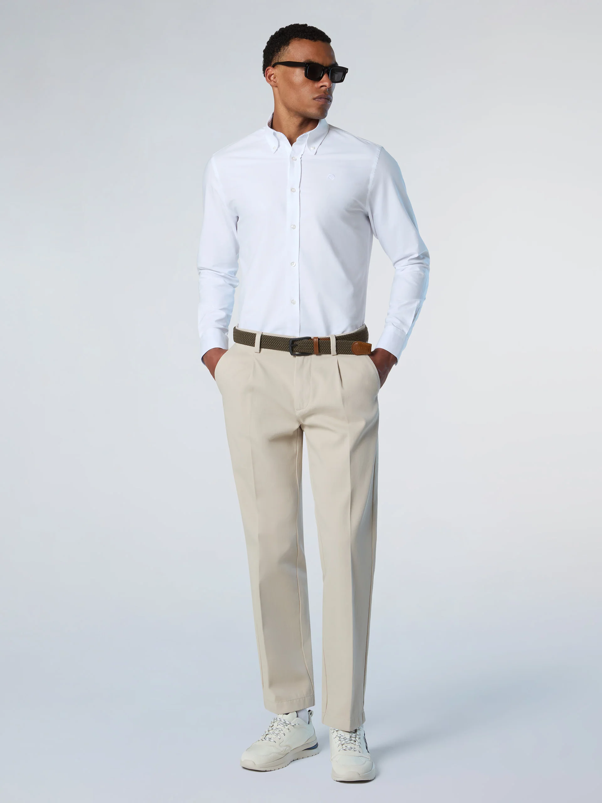 Oxford shirt with embroidered logo - Image 5