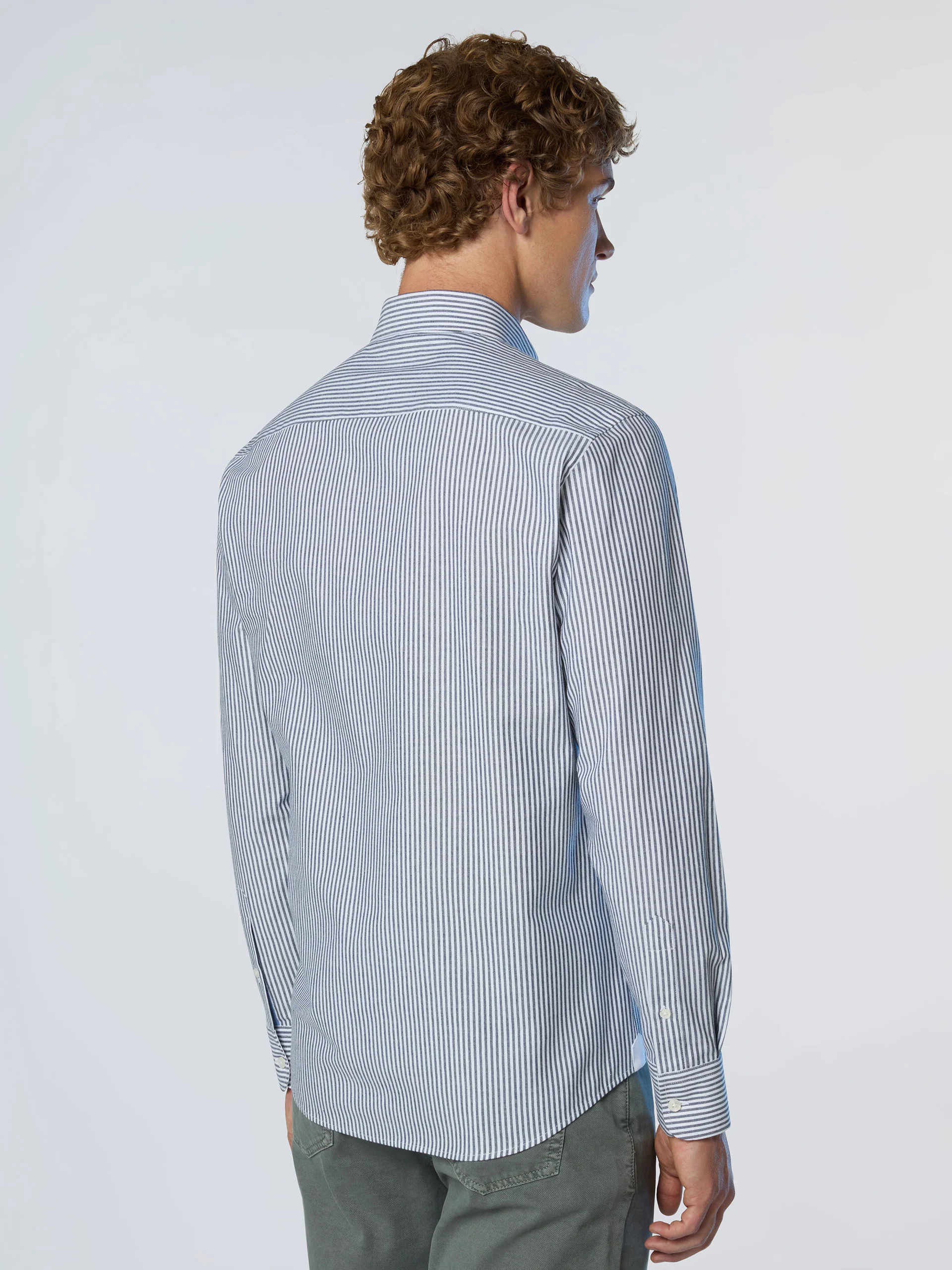 Striped Oxford shirt - Image 10