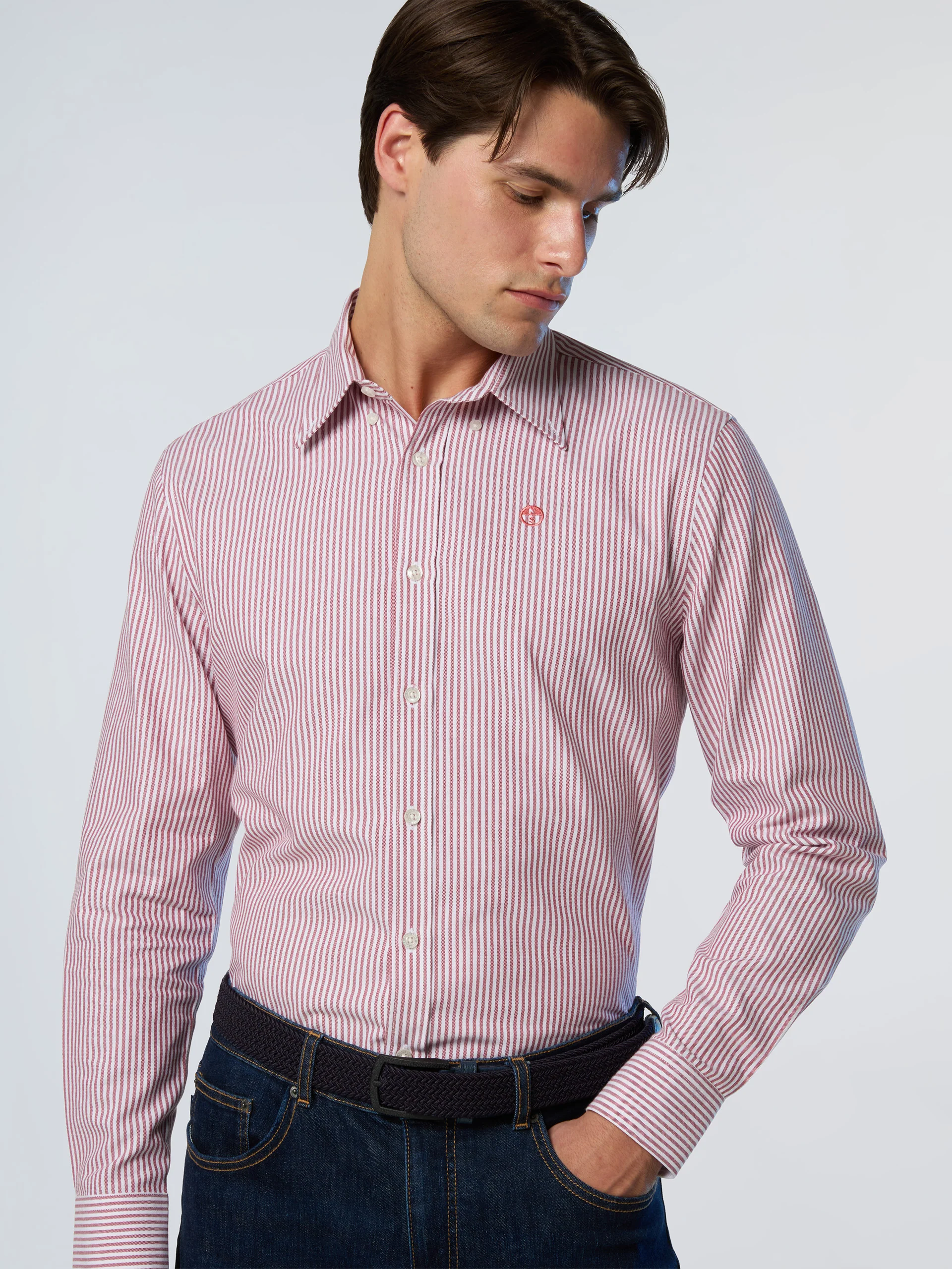 Striped Oxford shirt - Image 14